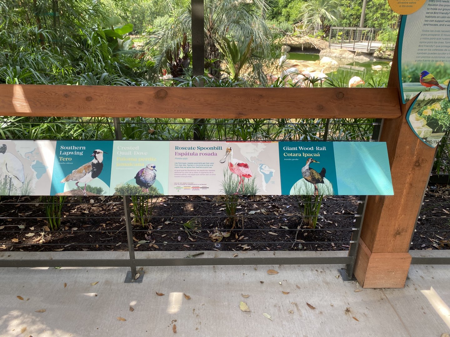 South American Aviary Signage