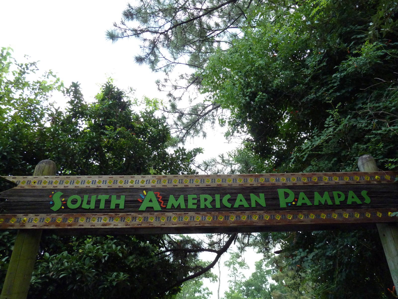 South American Pampas - Entrance Sign