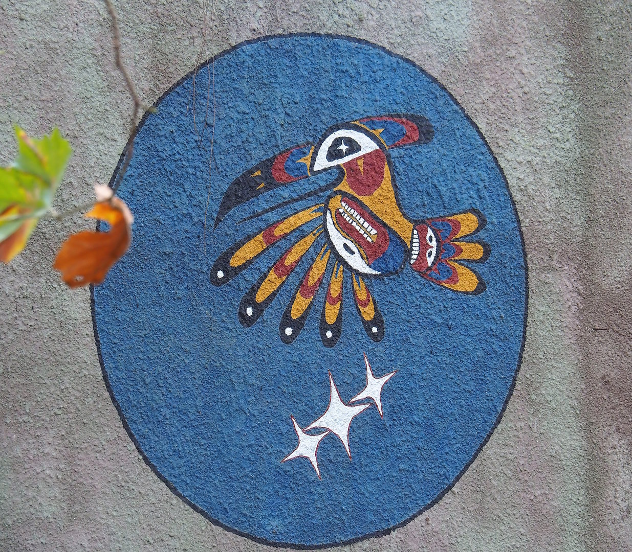 South American themed mural on Capybara and Callitrichid house, 2022-11-12