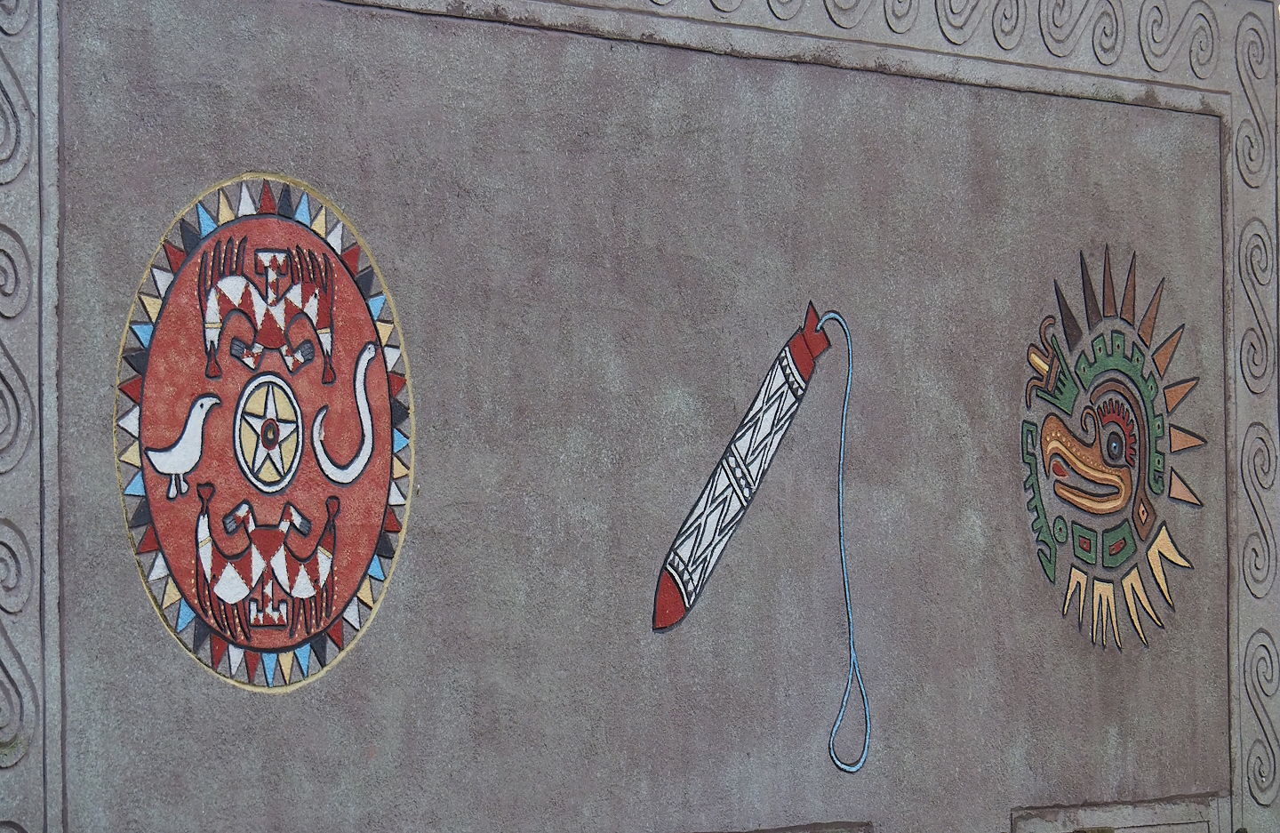 South American themed murals on Capybara and Callitrichid house, 2022-11-12