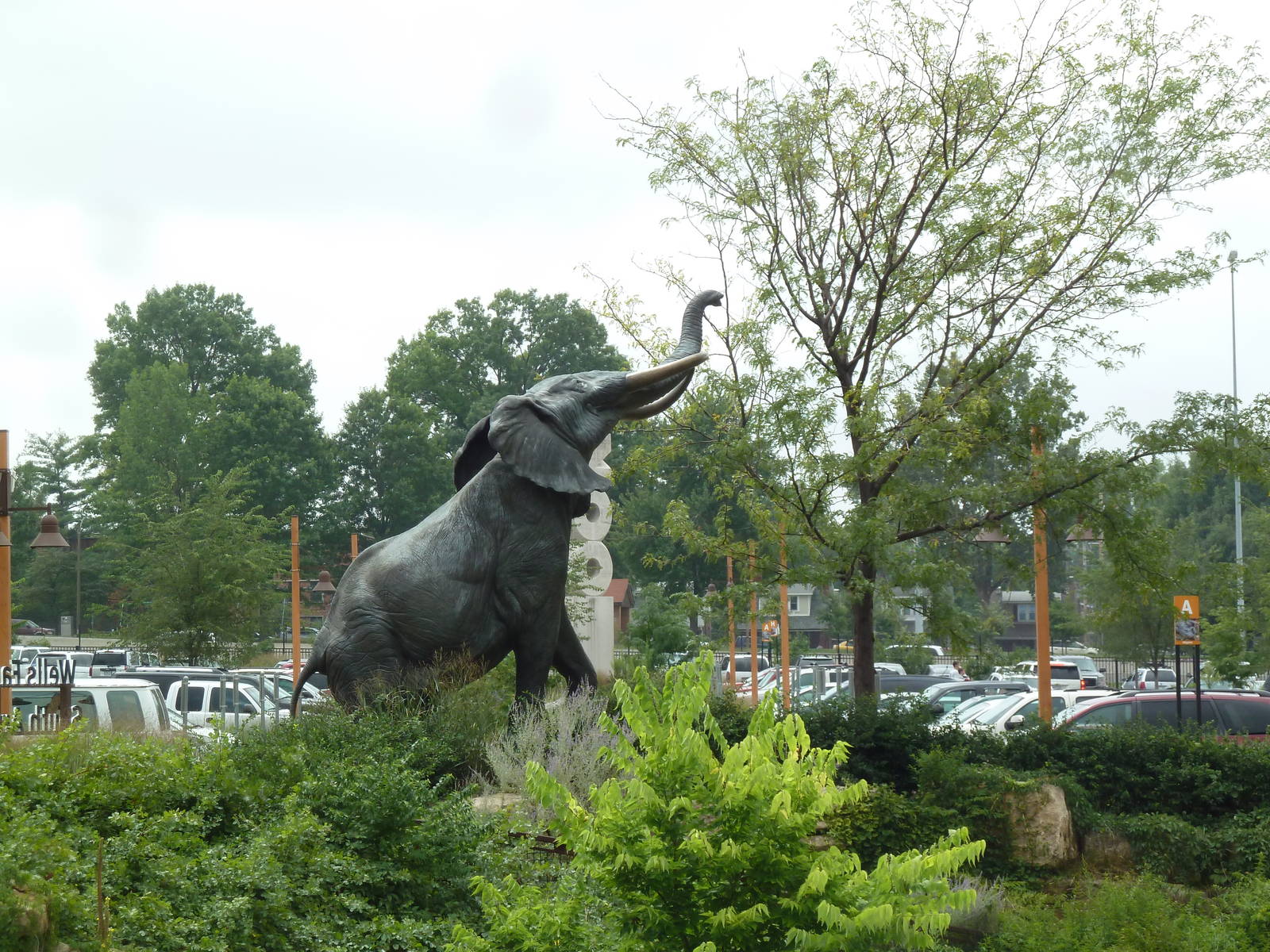 South Entrance - African Elephant Statue