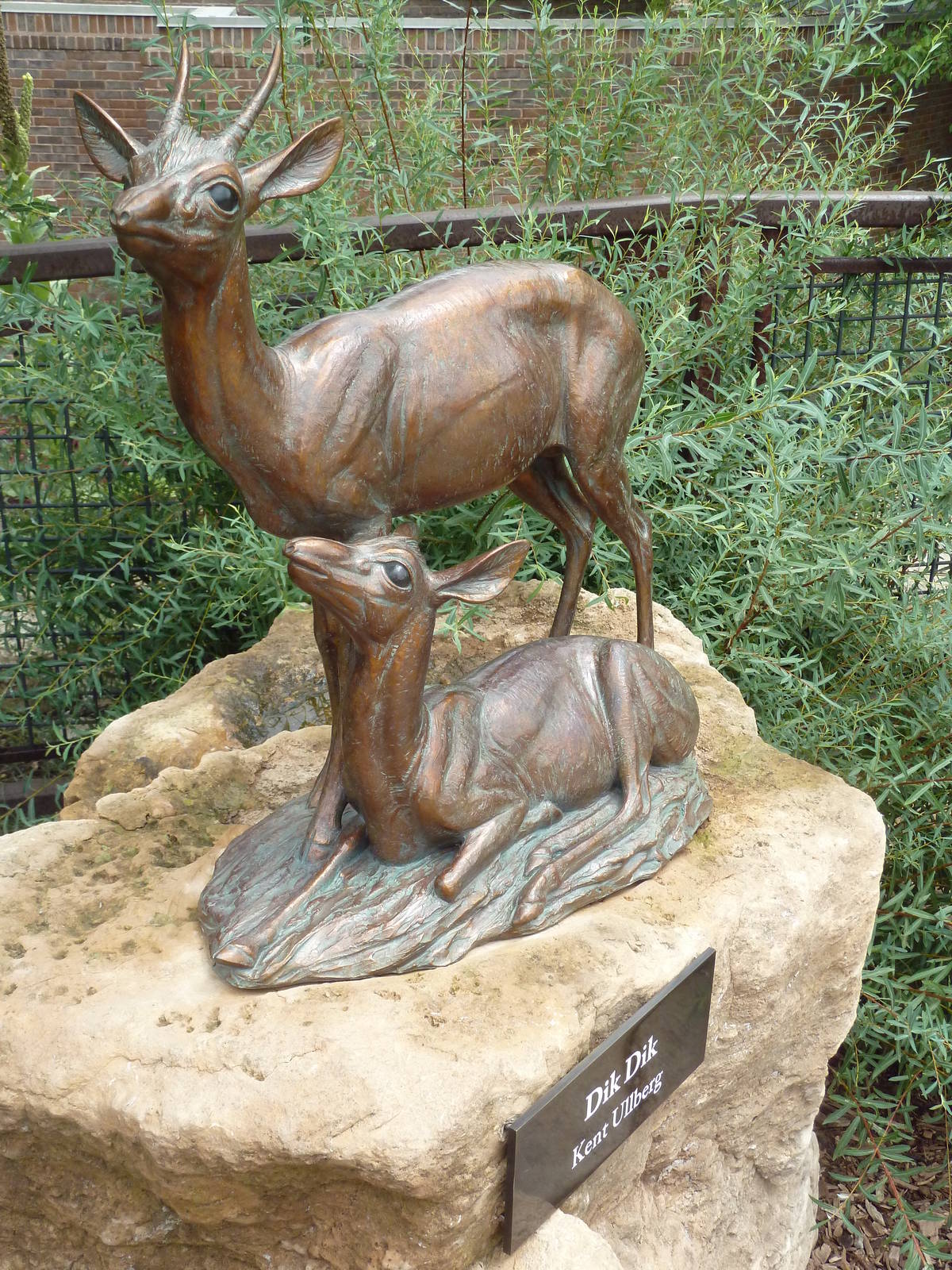 South Entrance - Dik-Dik Statue