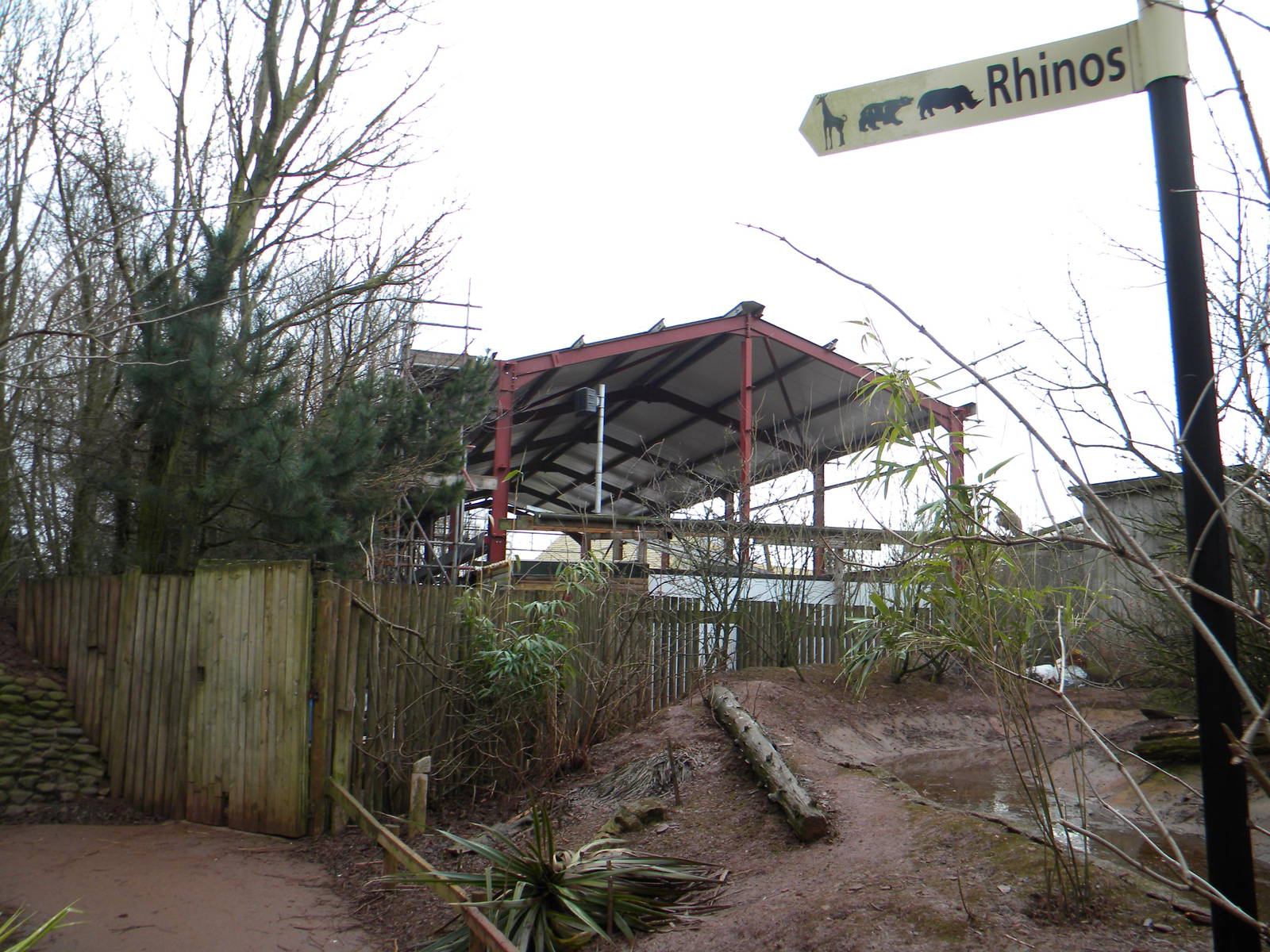 South Lakes Wild Animal Park Old Shop Being Demolished.
