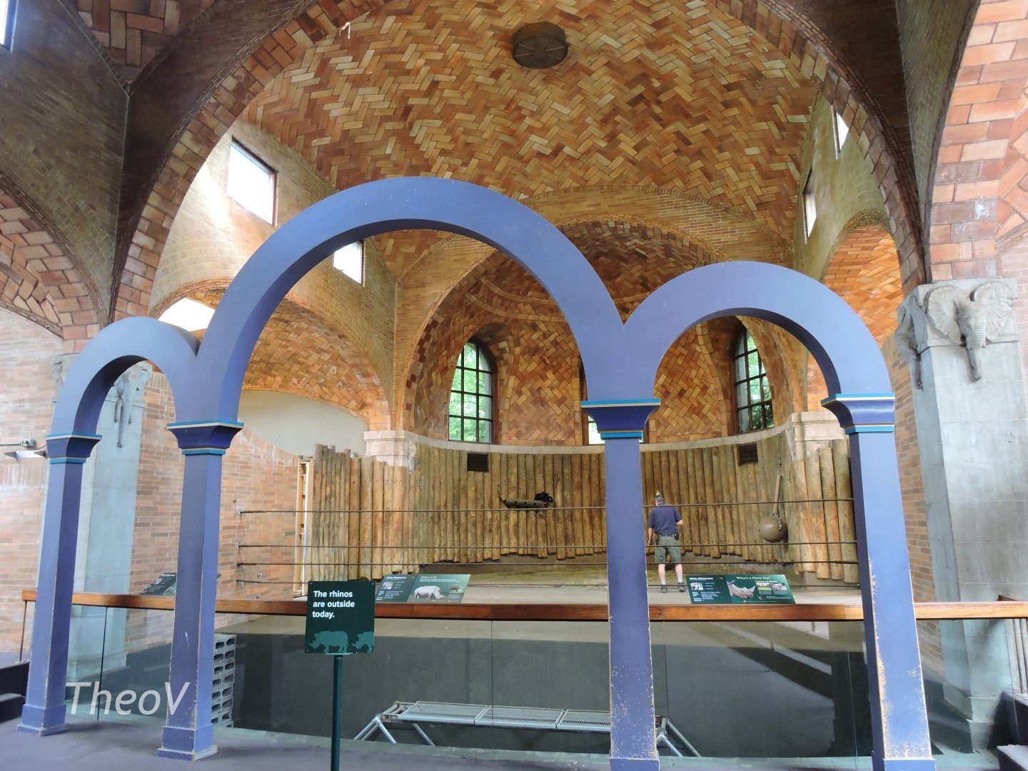 Southern white rhinoceros exhibit [2015]