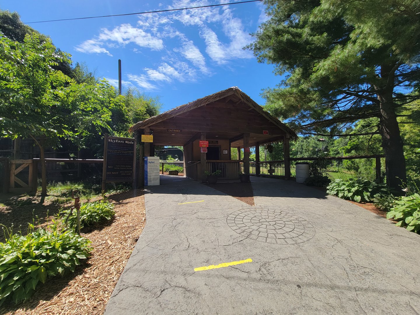 Southwick 7/22 - Skyfari entrance/exit