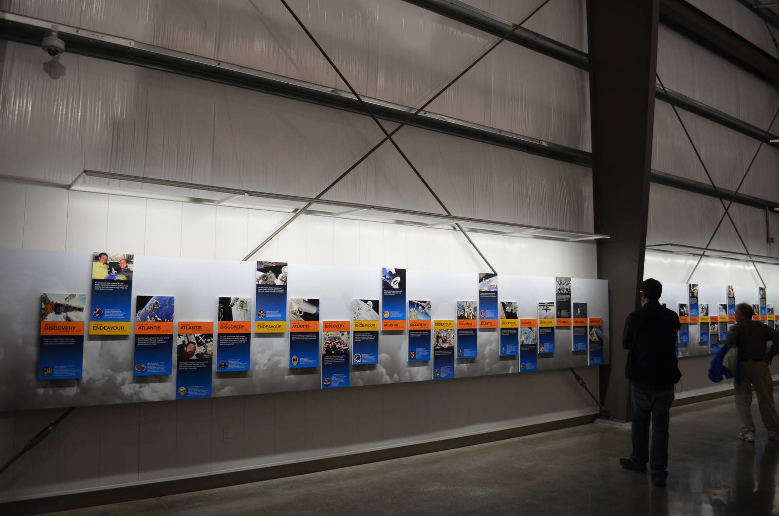 Space Shuttle Information Signage