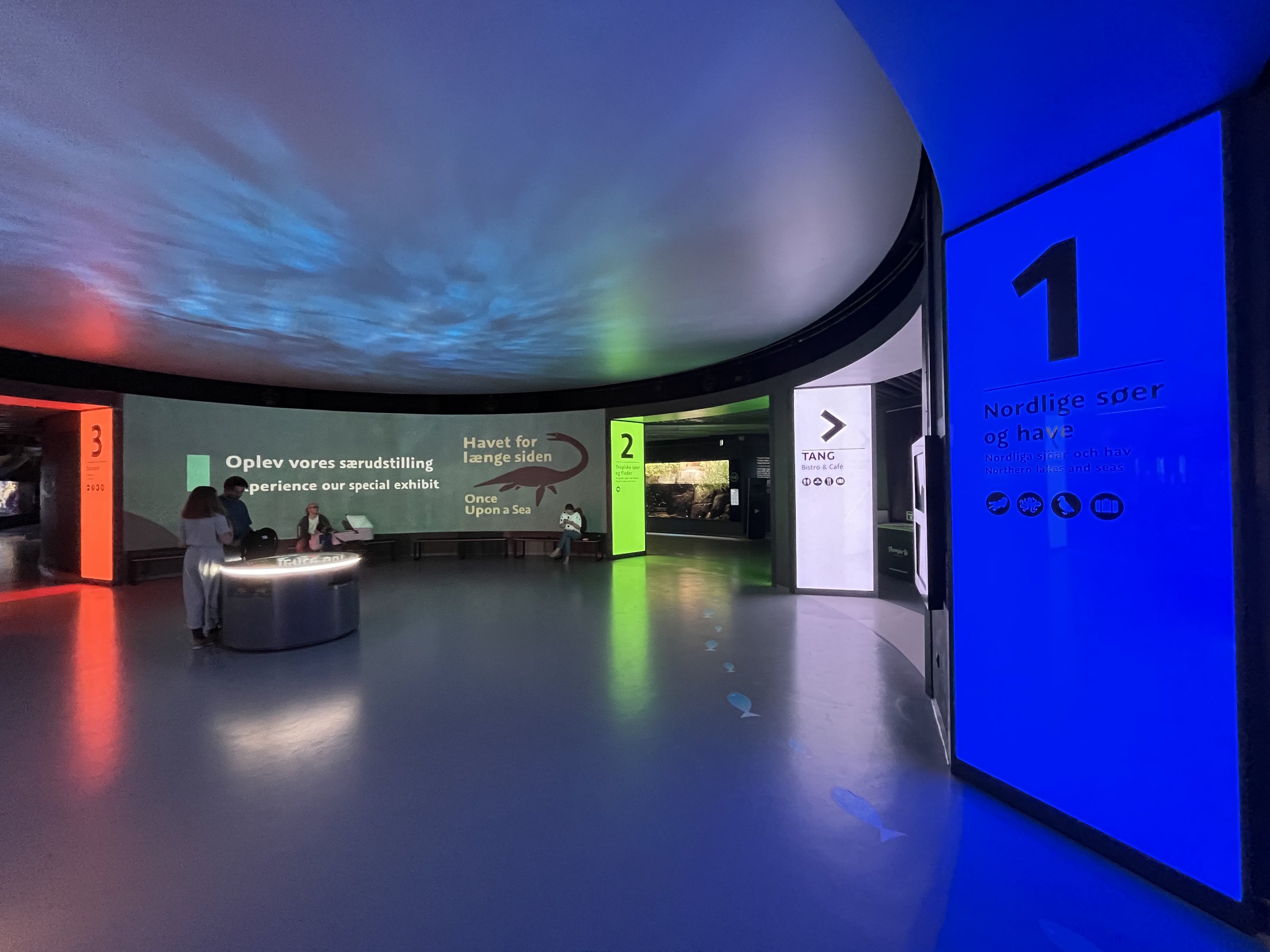 Space Station? No, it’s the main hub to the 3 galleries