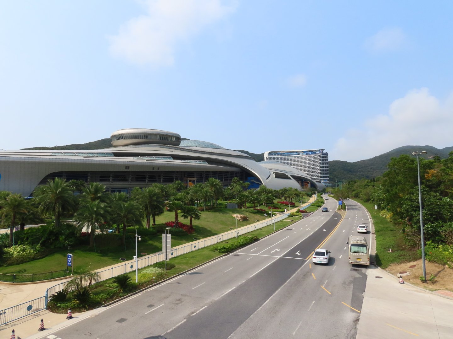 Spaceship exterior view