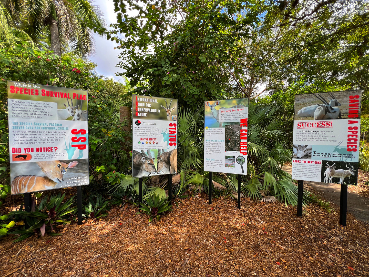 Species Survival Plan Signs