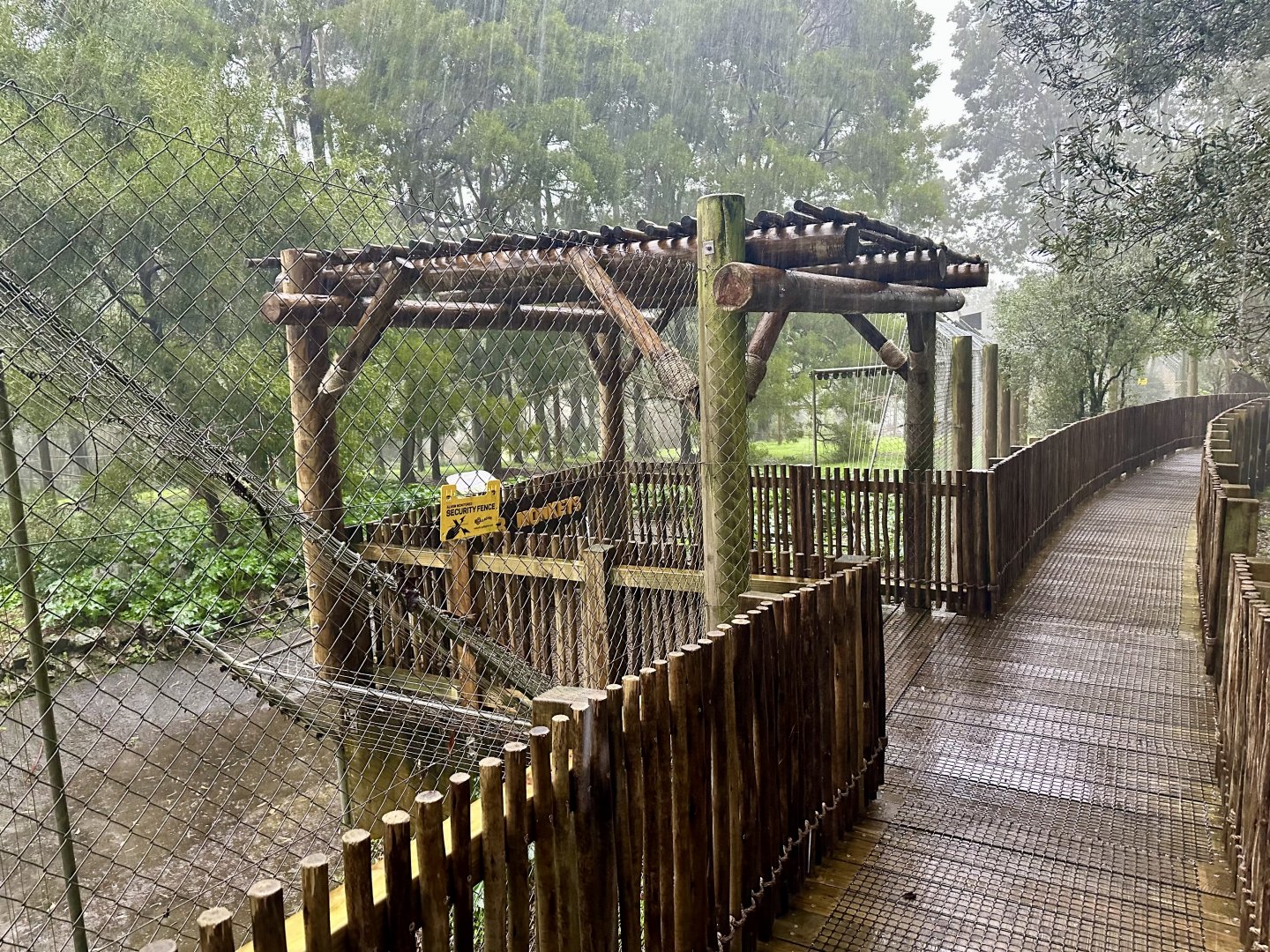 Spider Monkey Exhibit - New Viewing Shelter