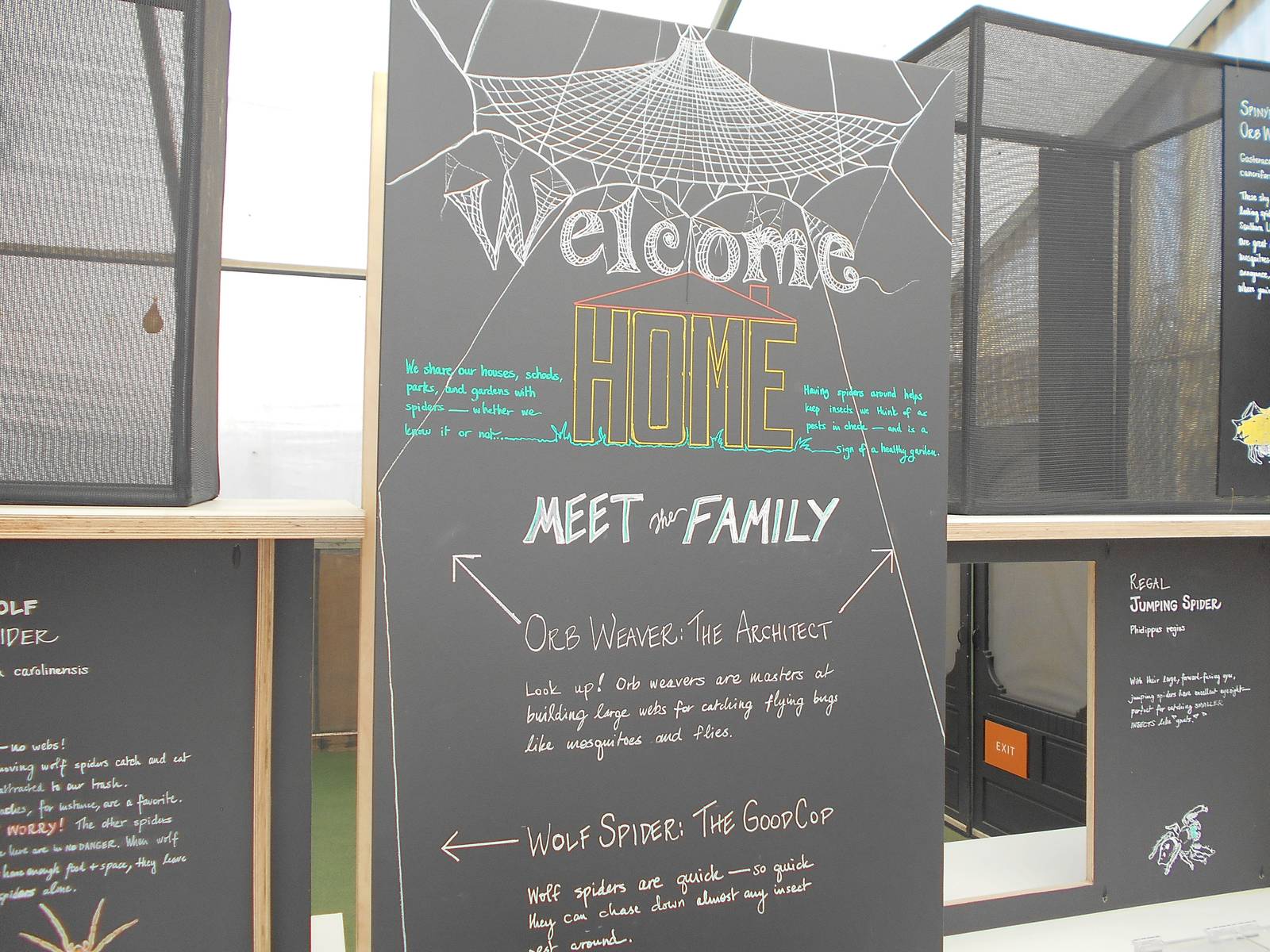 Spider Pavilion entry way