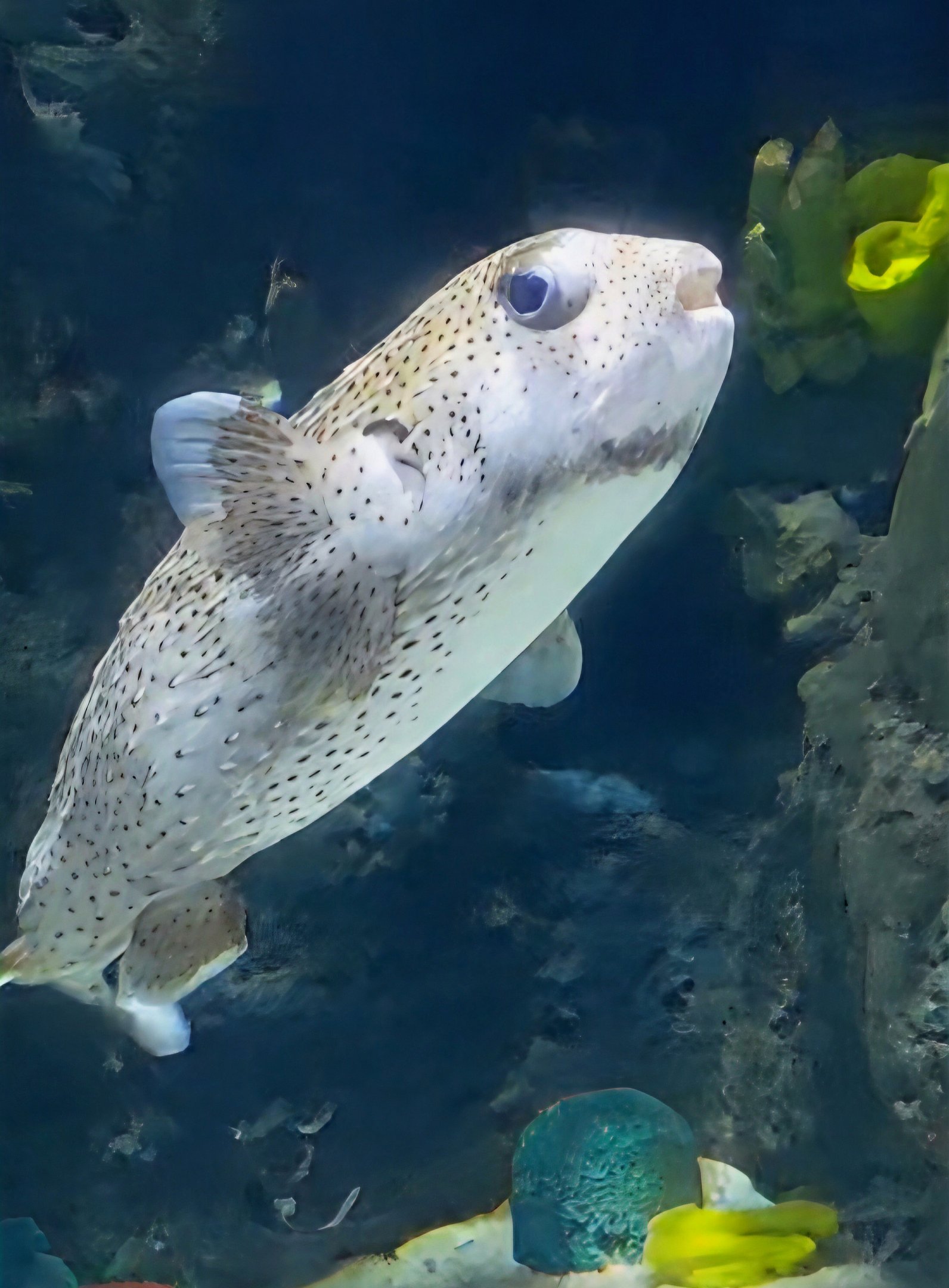 Spot-fin porcupinefish - Cameron Park Zoo