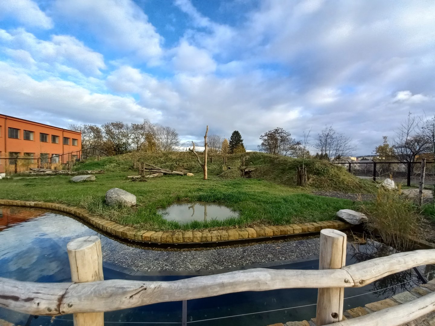 Spotted hyena enclosure
