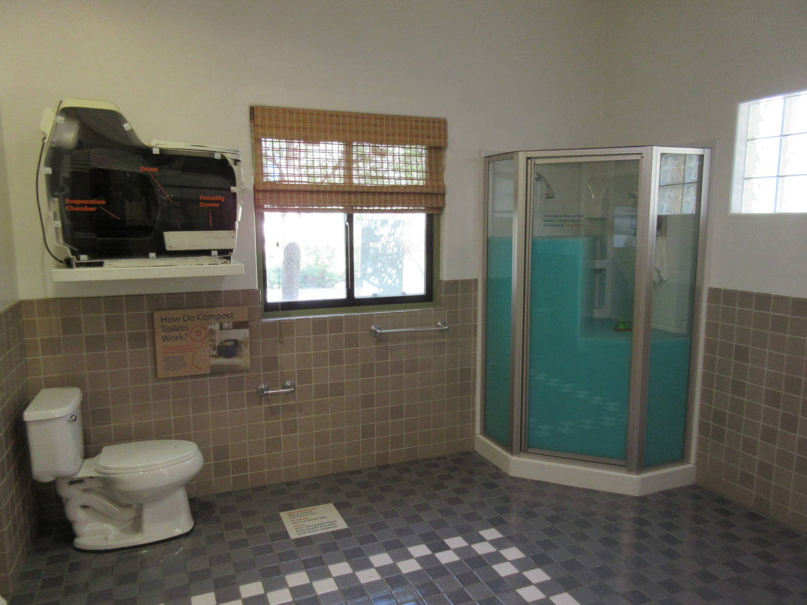 Springs Preserve (Nevada) - Sustainability Building (bathroom exhibit)
