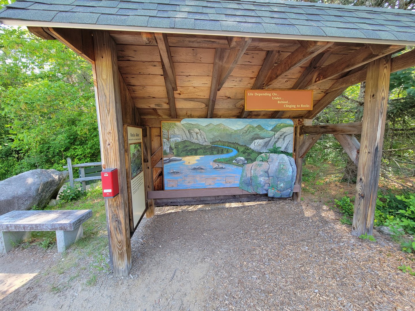 Squam Lakes NSC, 7/22 - New Hampshire Geology