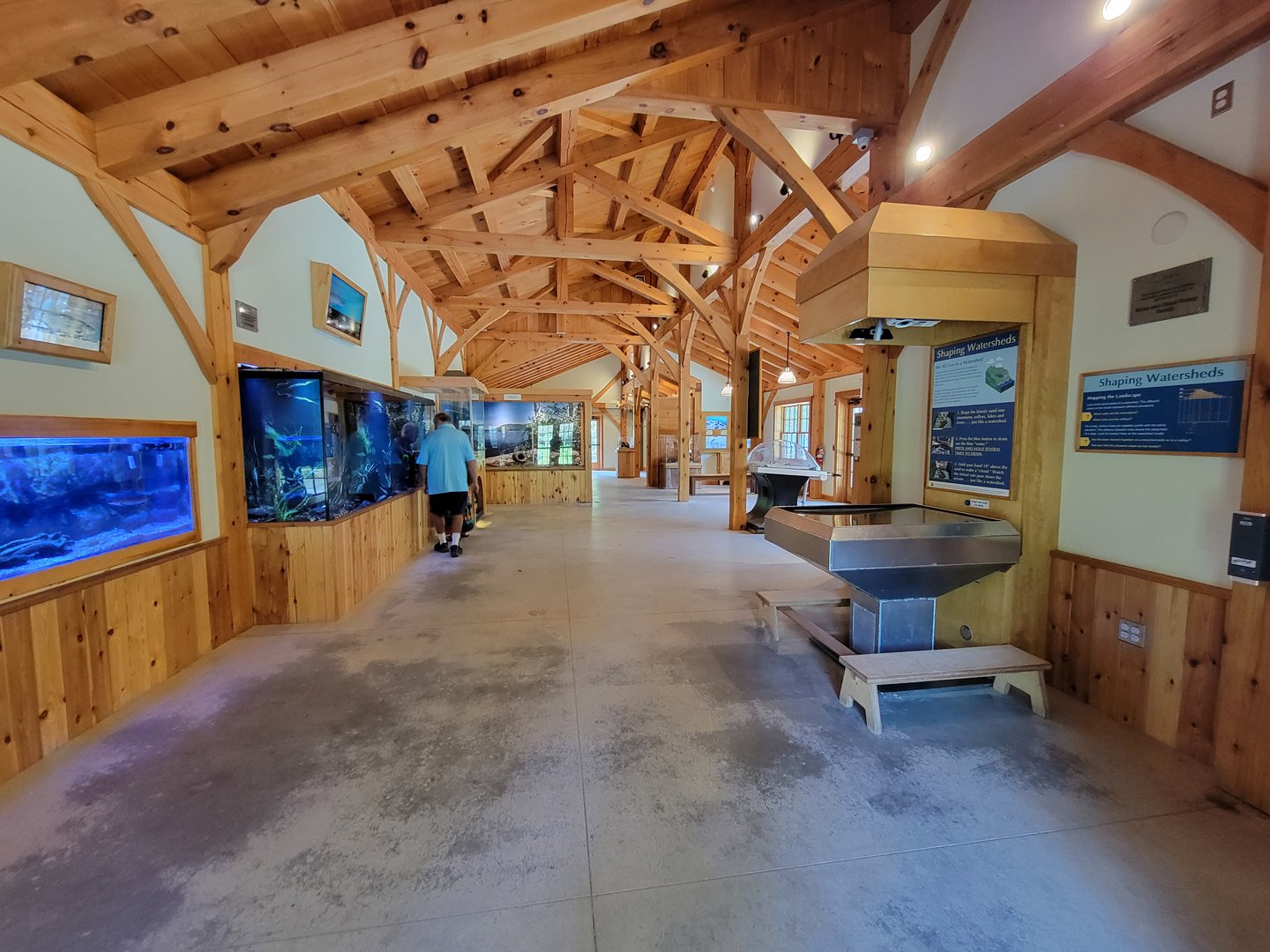 Squam Lakes NSC, 7/22 - Water Matters building