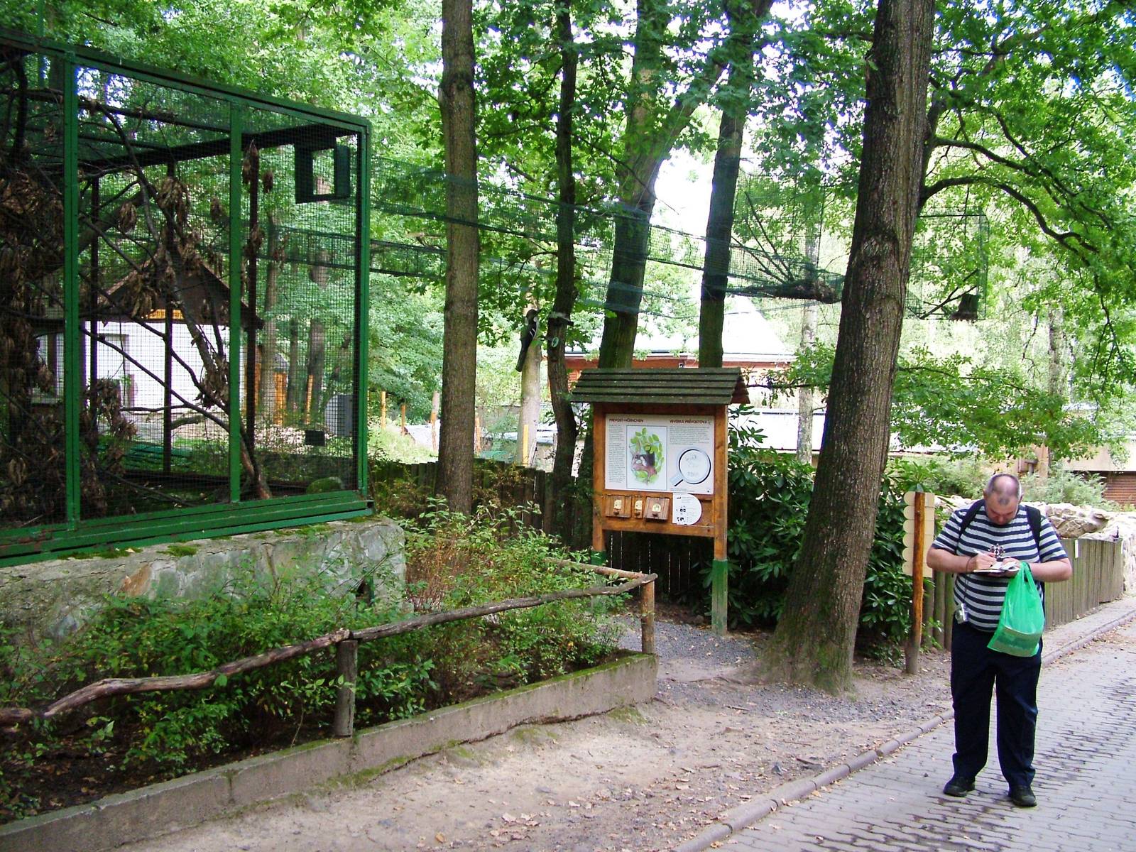 Squirrel Exhibit at Decin, 28/08/12