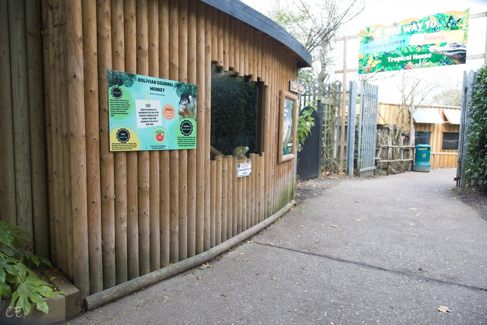 Squirrel Monkey enclosure (House)