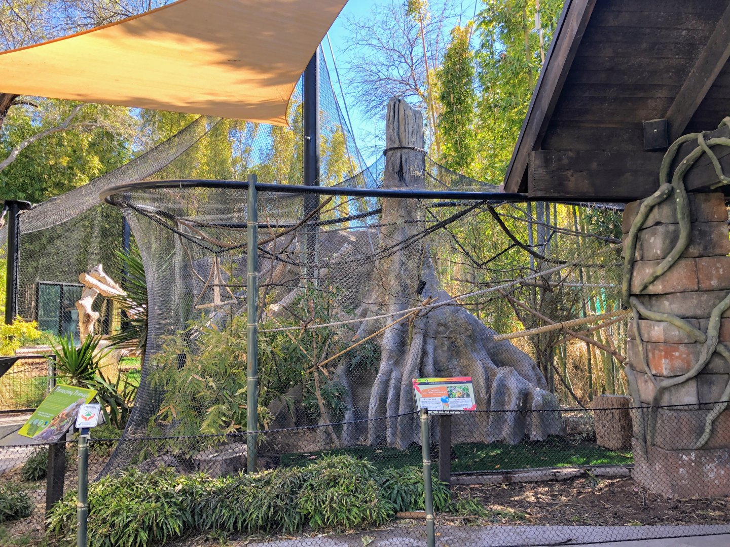 Squirrel Monkey Exhibit