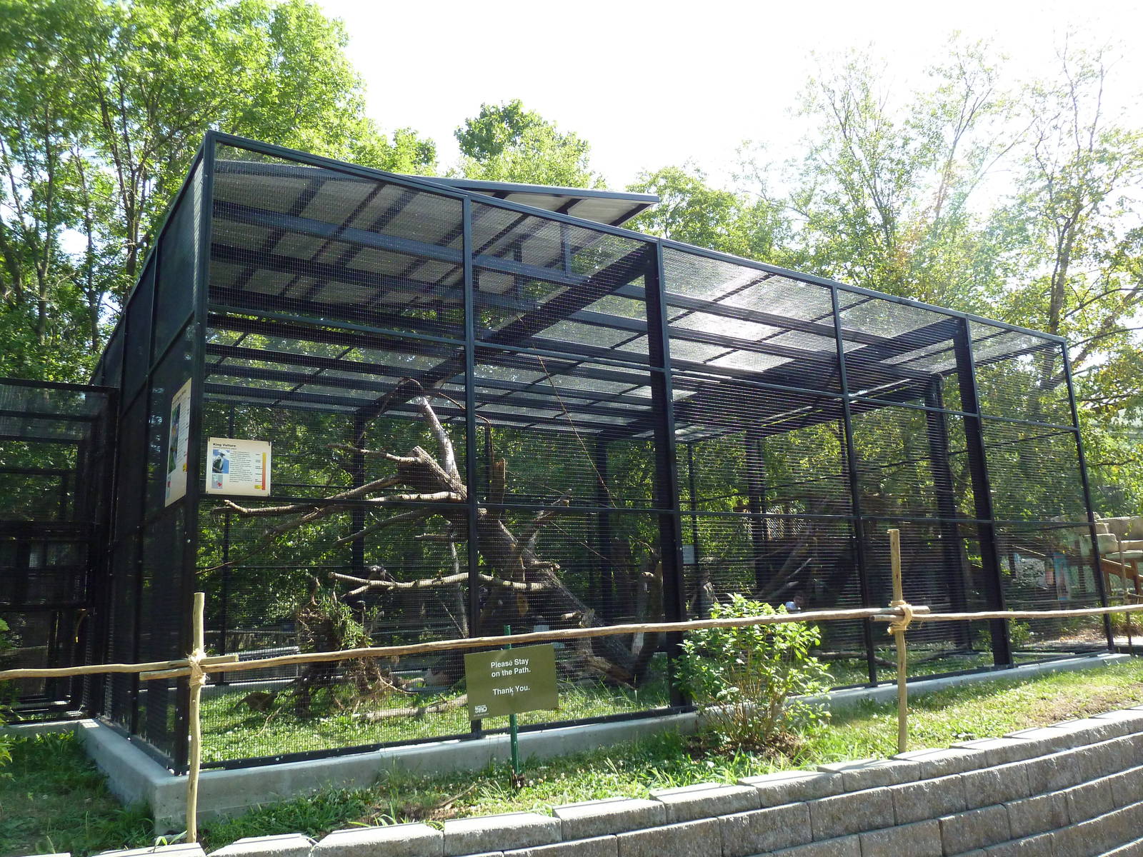 Squirrel Monkey/King Vulture Exhibit