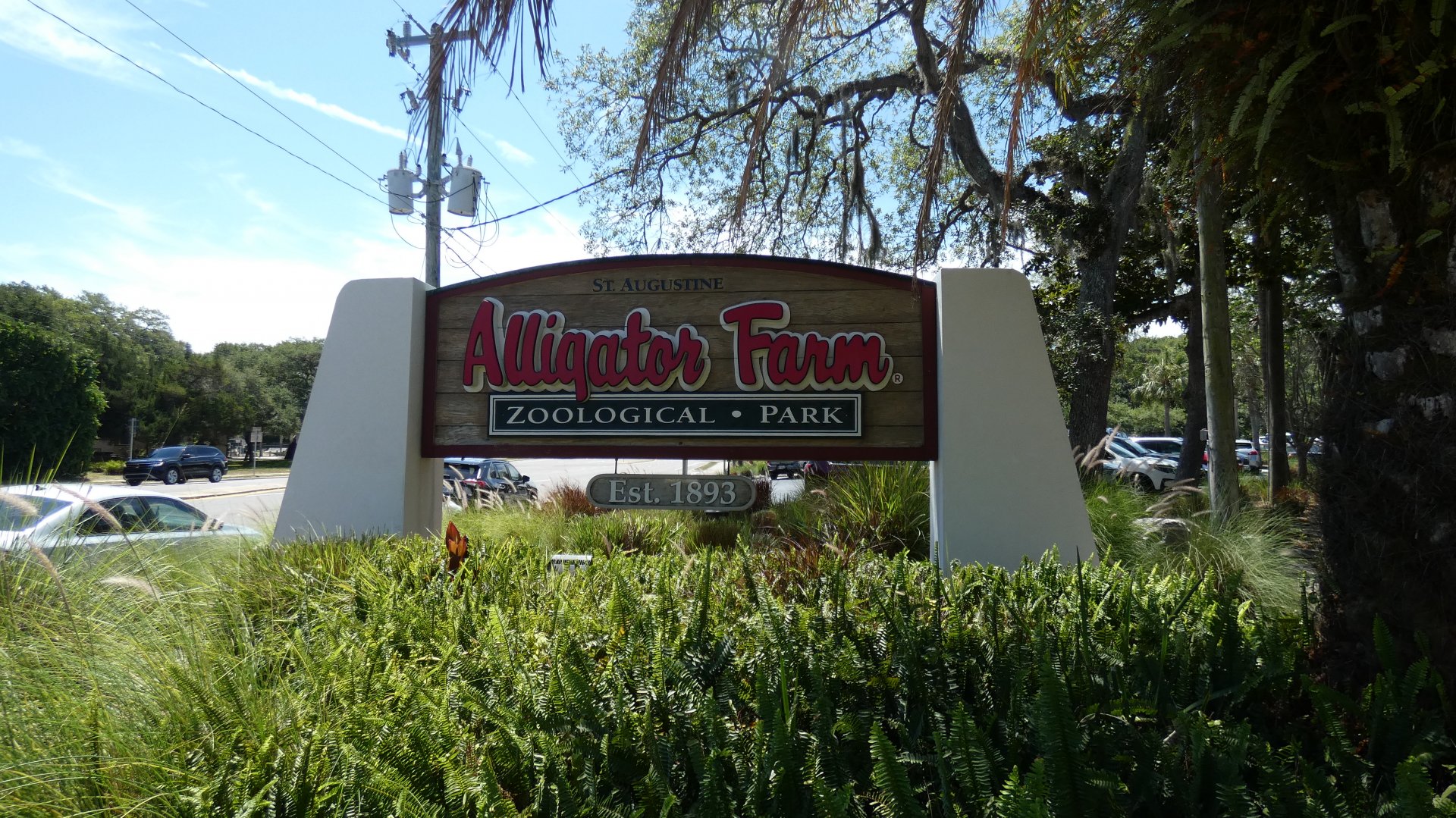St. Augustine Alligator Farm Entrance Sign - June 2022