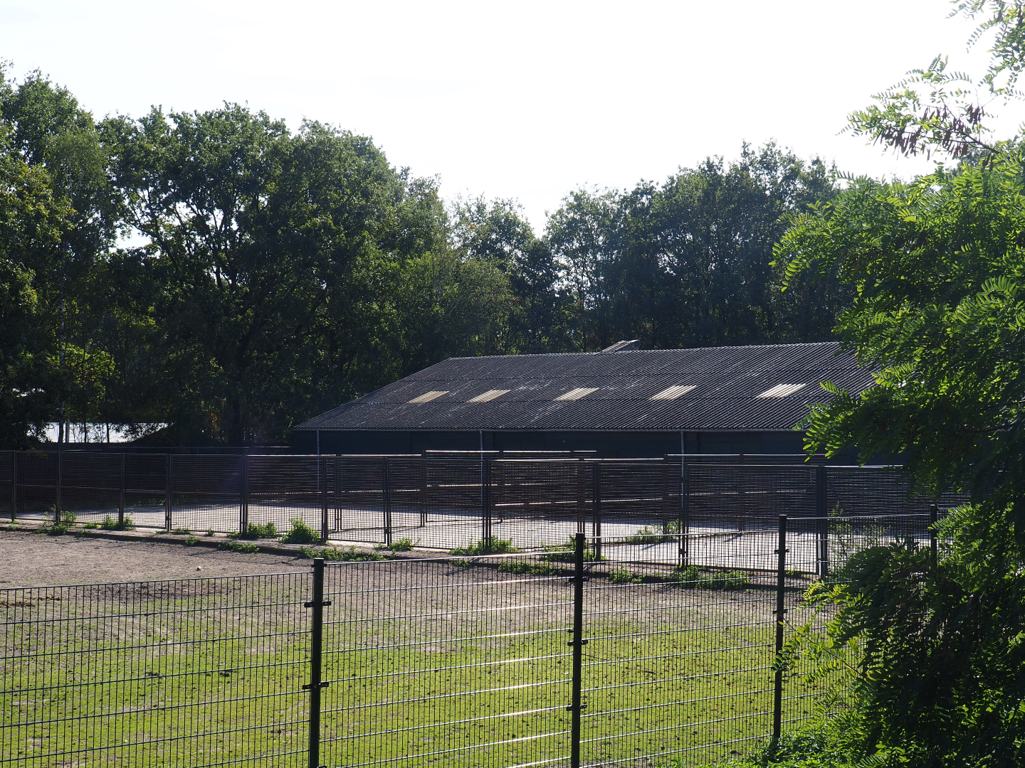 Stable building and separation pens for the savanna hoofdstock paddock, 2019-09-15