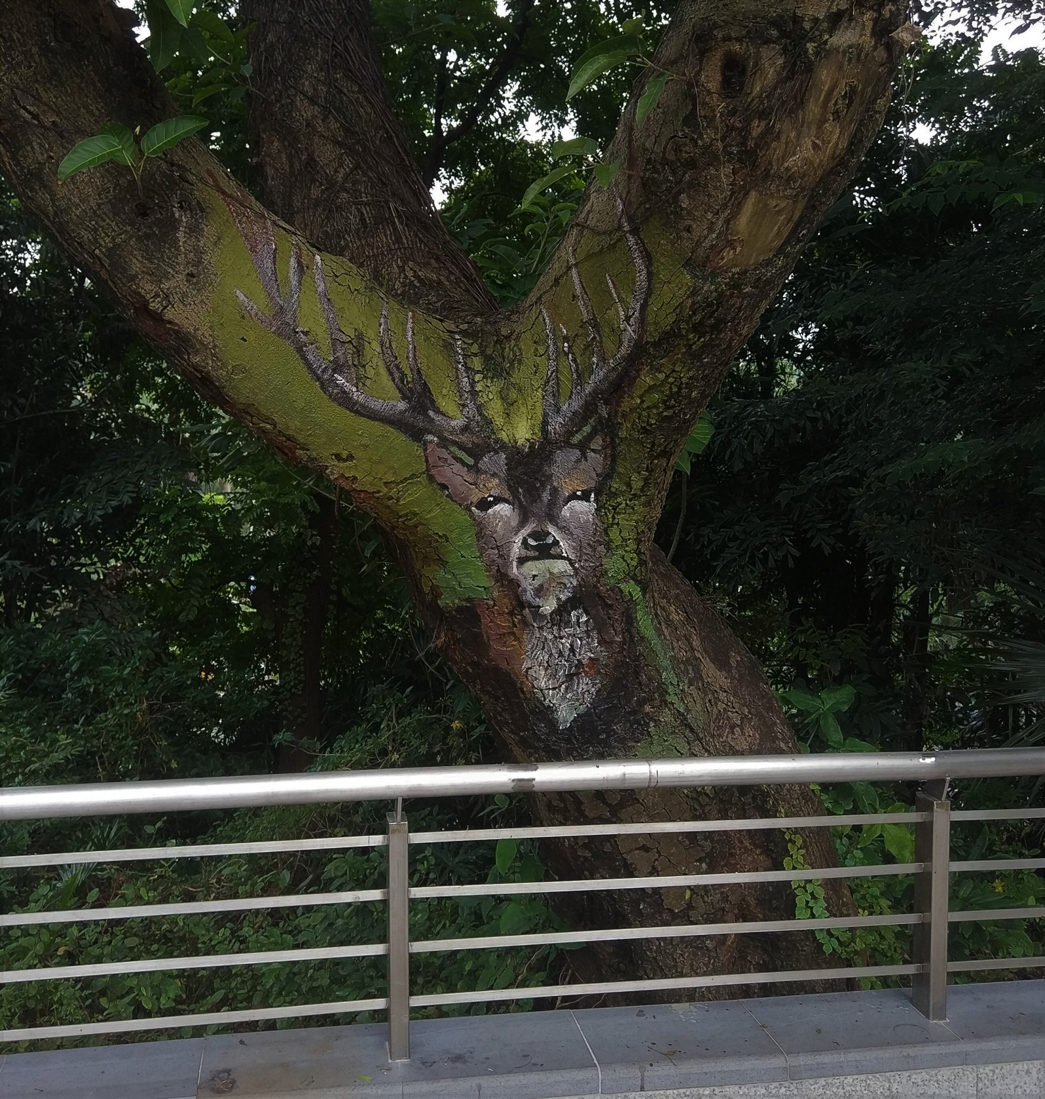 Stag Tree Art