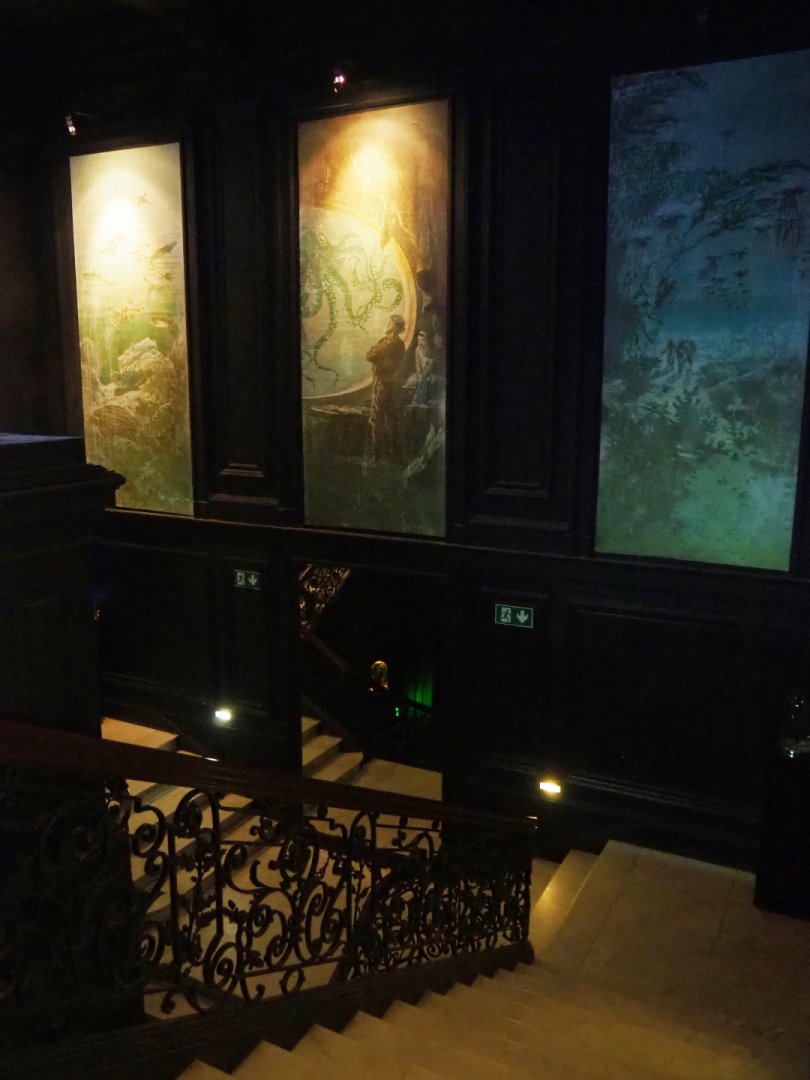 Staircase in the aquarium building, 2019-10-05