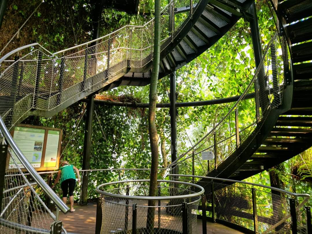 Staircase to the top viewing platform