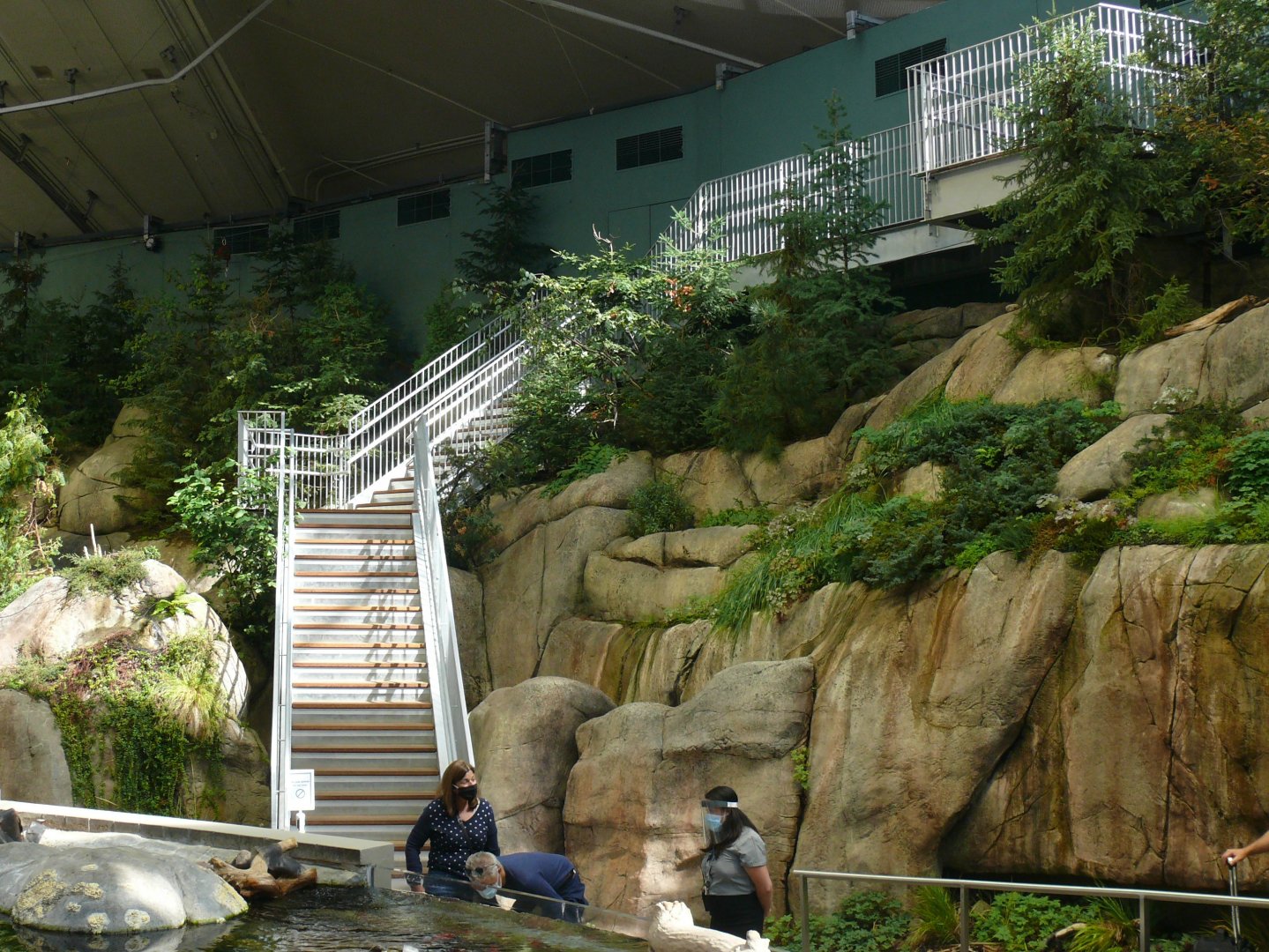 Stairs leading to the Mezzanine - reopening 31-08-2020