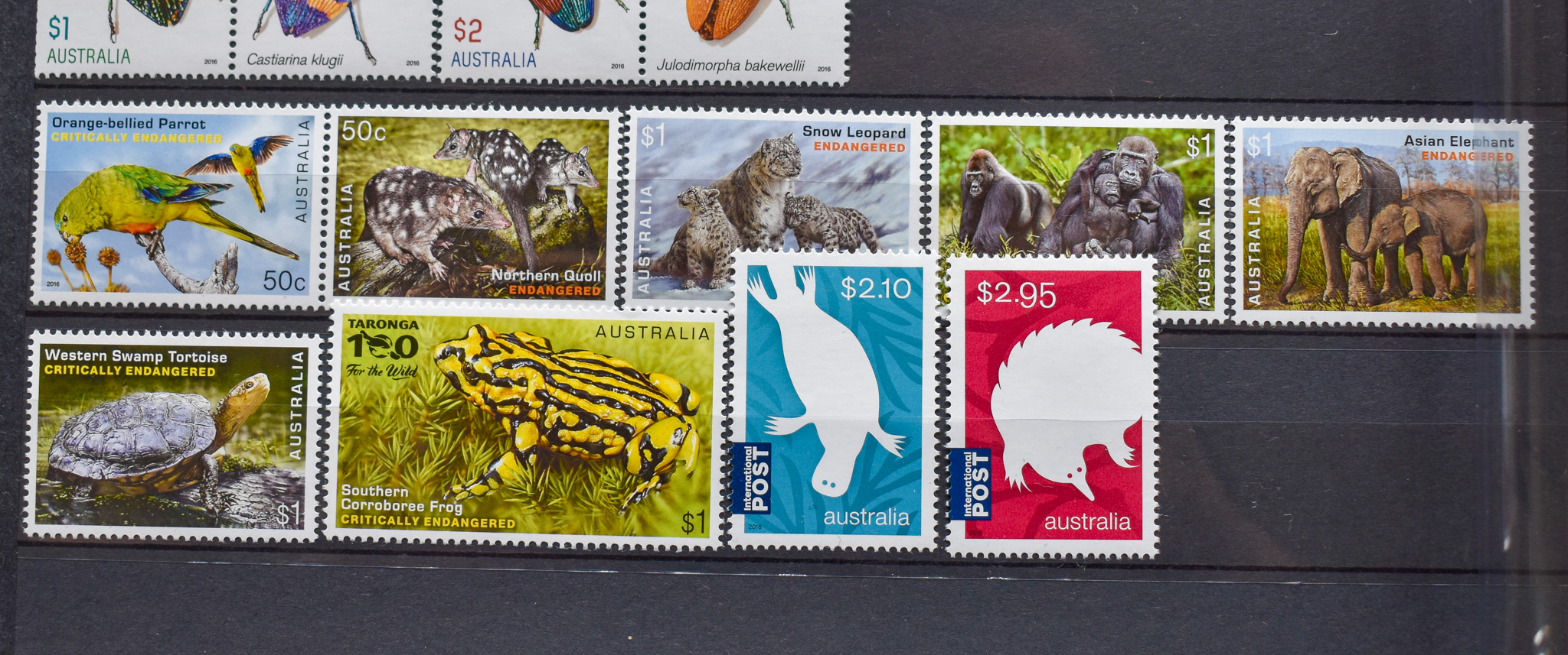 Stamp Series - Endangered Species (2016)