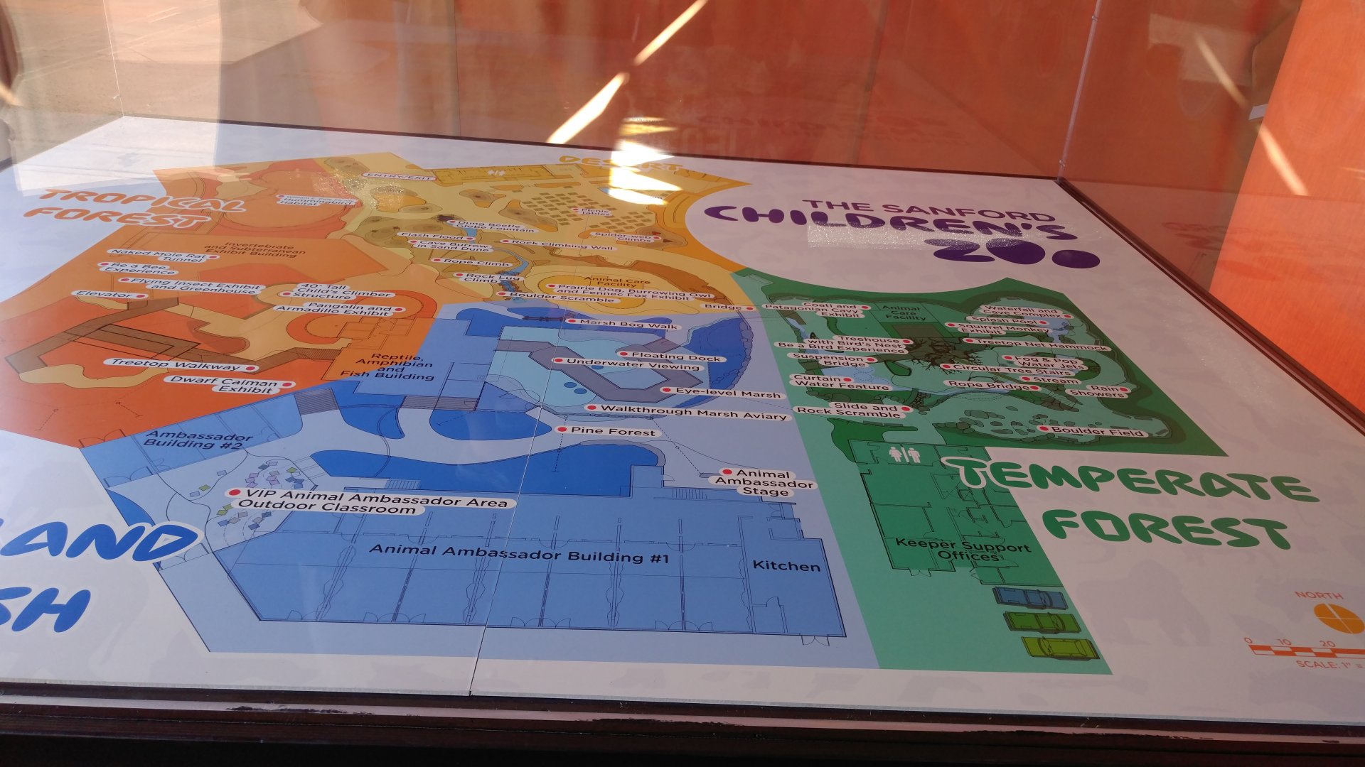 Stanford Children's Zoo map