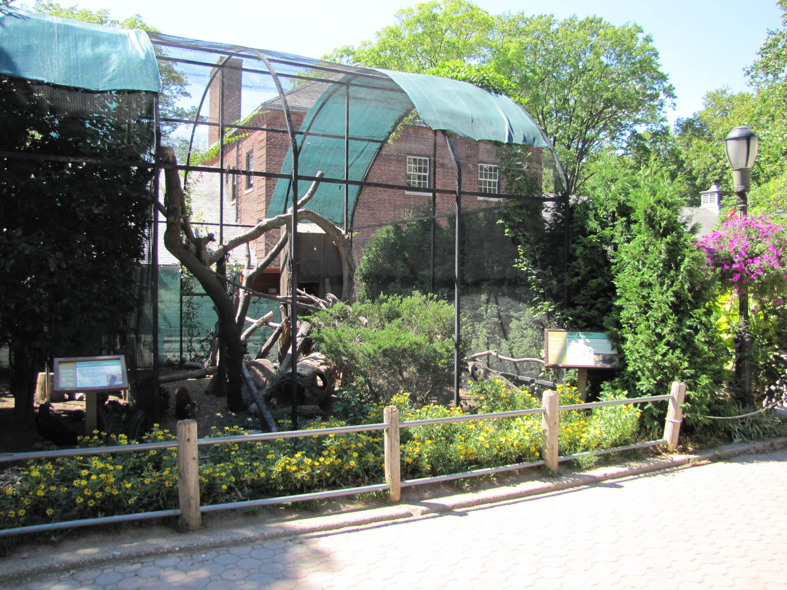 Staten Island Zoo 2010 - Red Panda enclosure