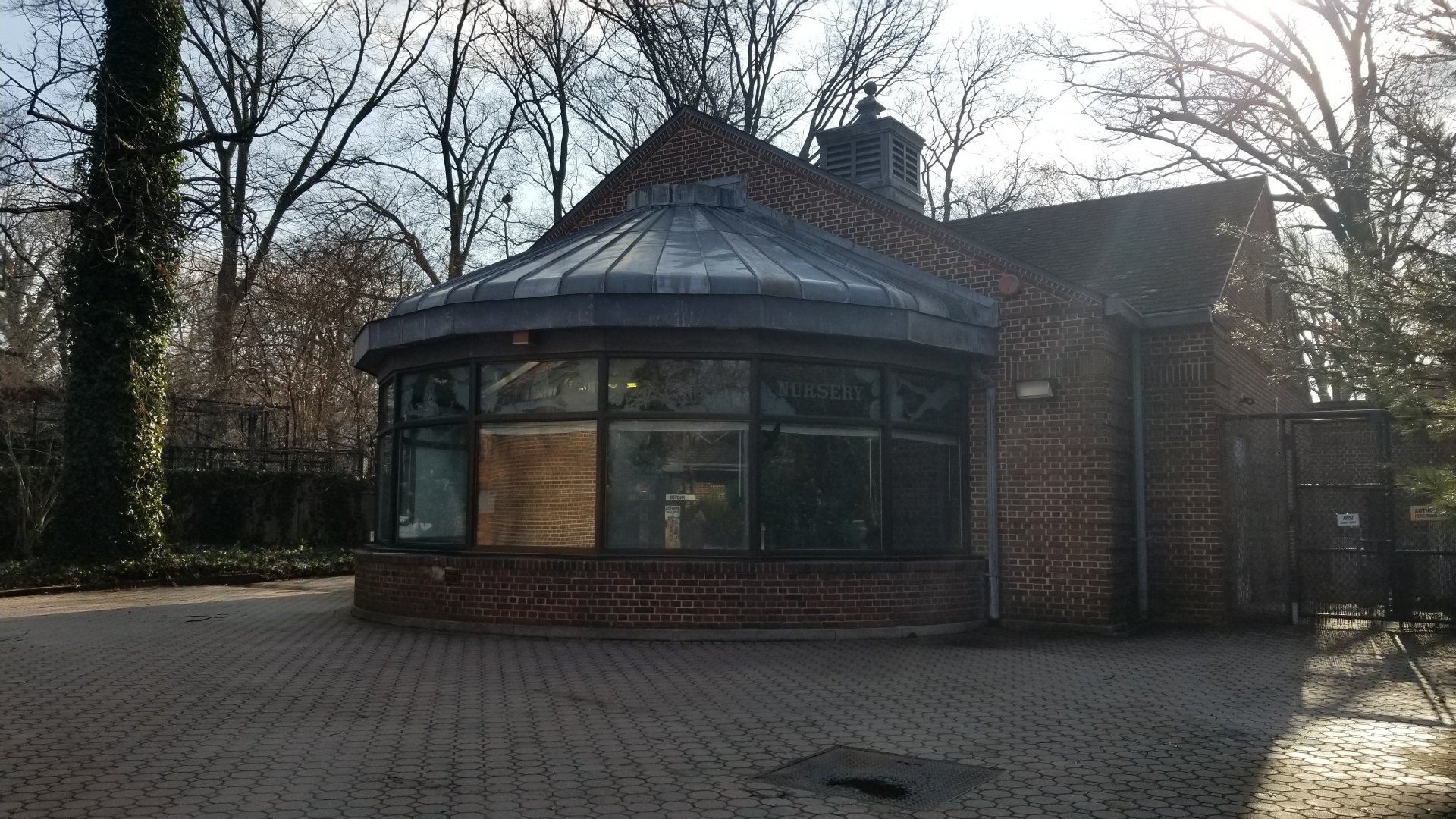 Staten Island Zoo - Hospital, nursery; tortoises in glass area