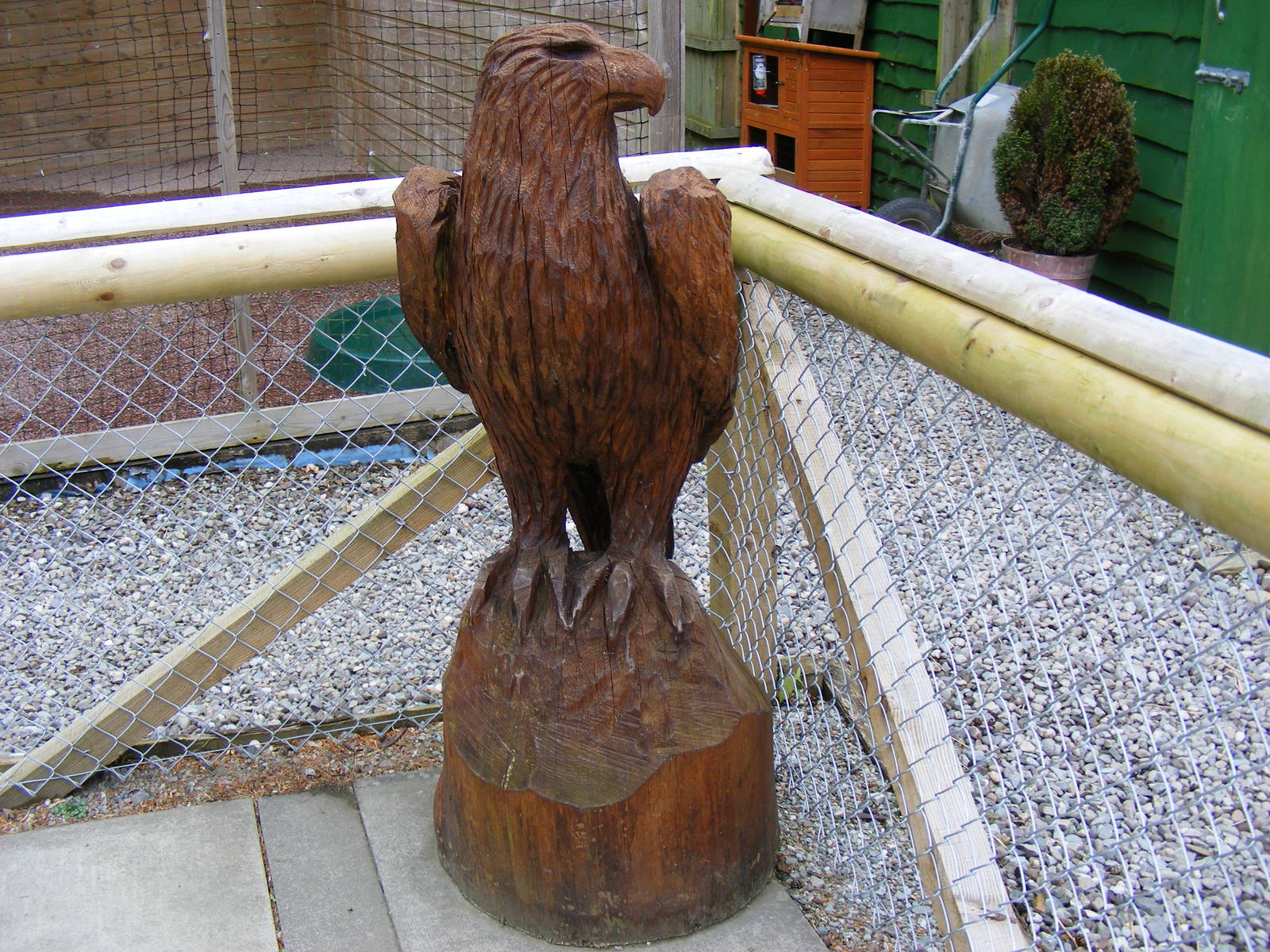 Statue at Blair Drummond Safari Park, 19 May 2010