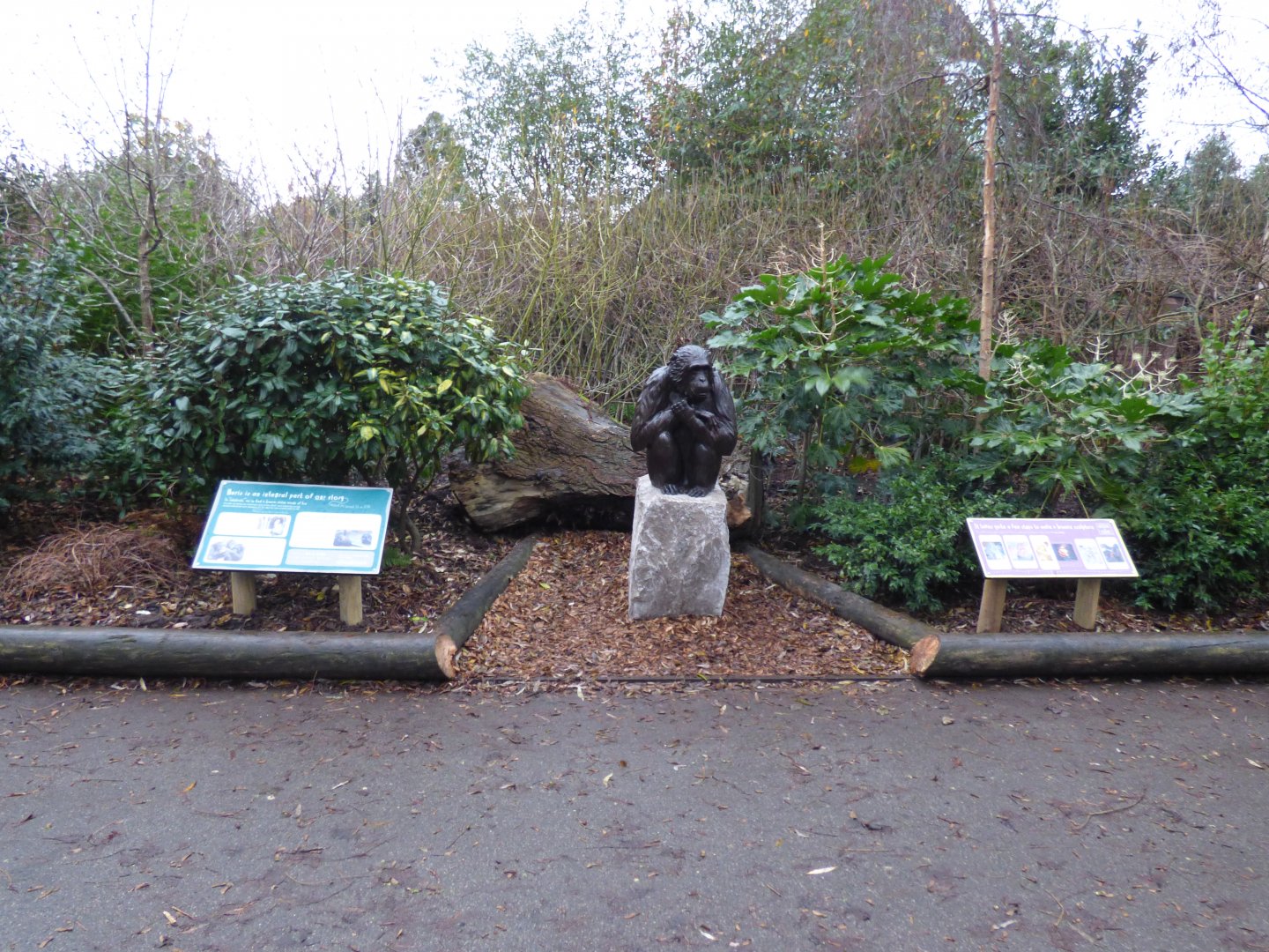 Statue of Boris the Chimpanzee