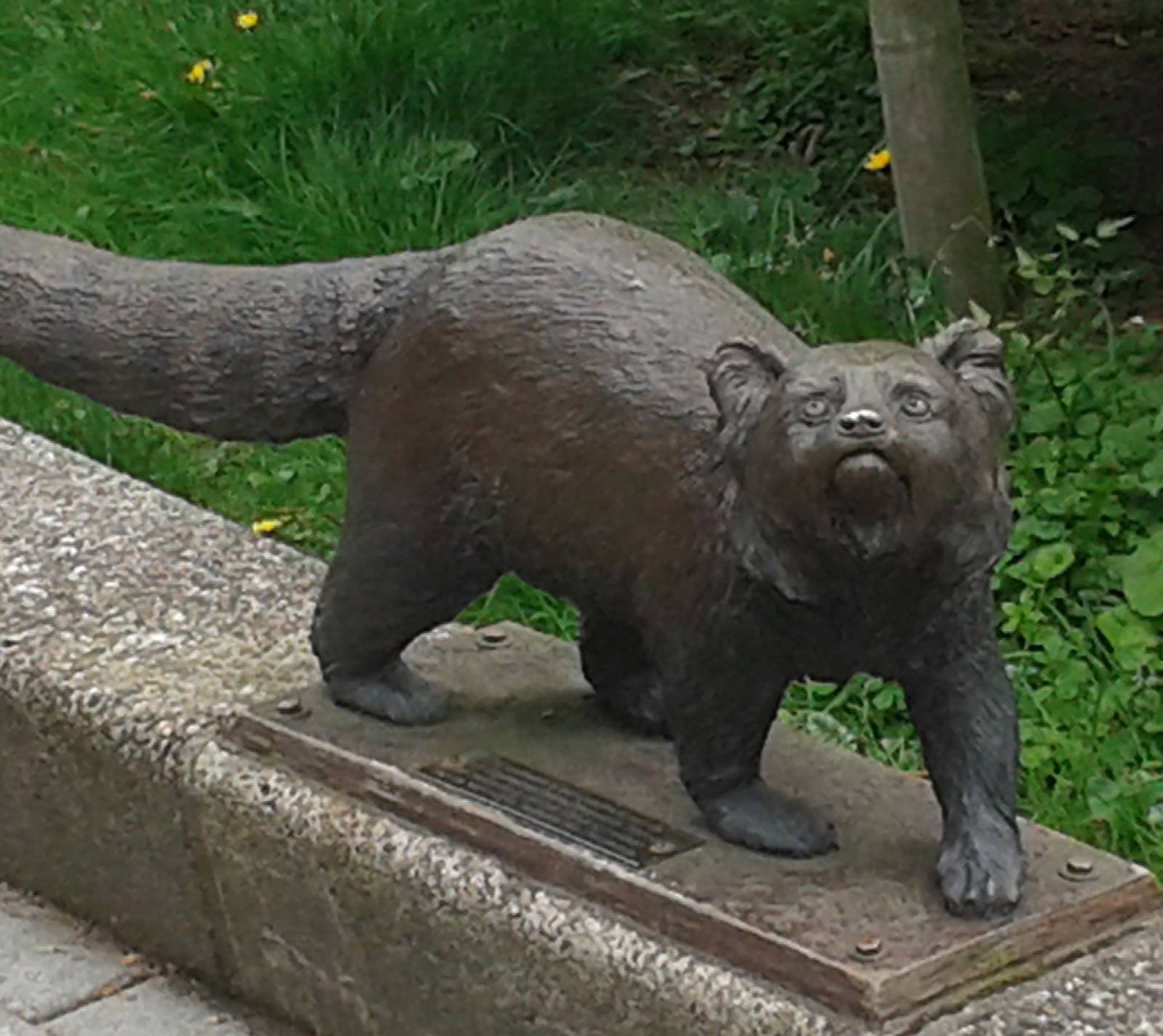 Statue of Red panda