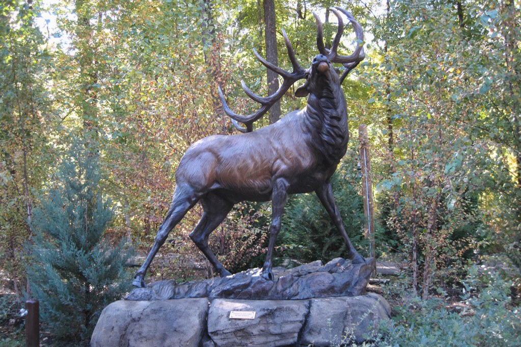 Statue on the Teton Trek