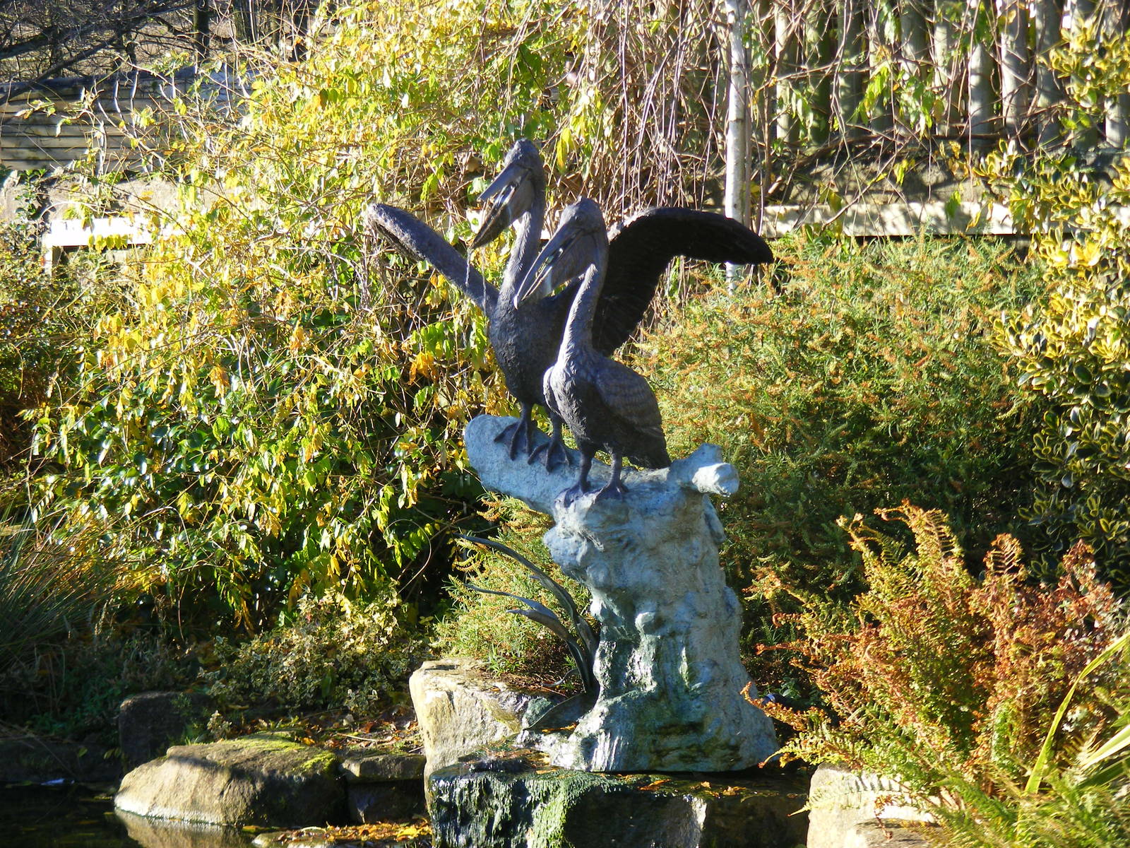 Statues at Blackbrook Zoo, 13 November 2010