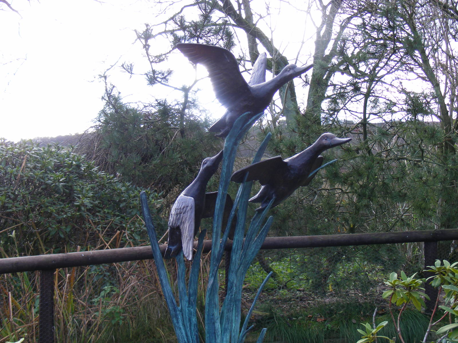 Statues at Blackbrook Zoo, 13 November 2010