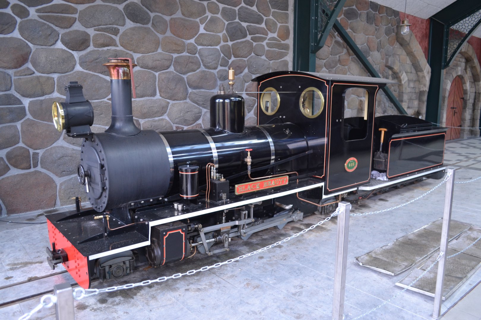 Steam engine "Black Beauty" in Ree Park