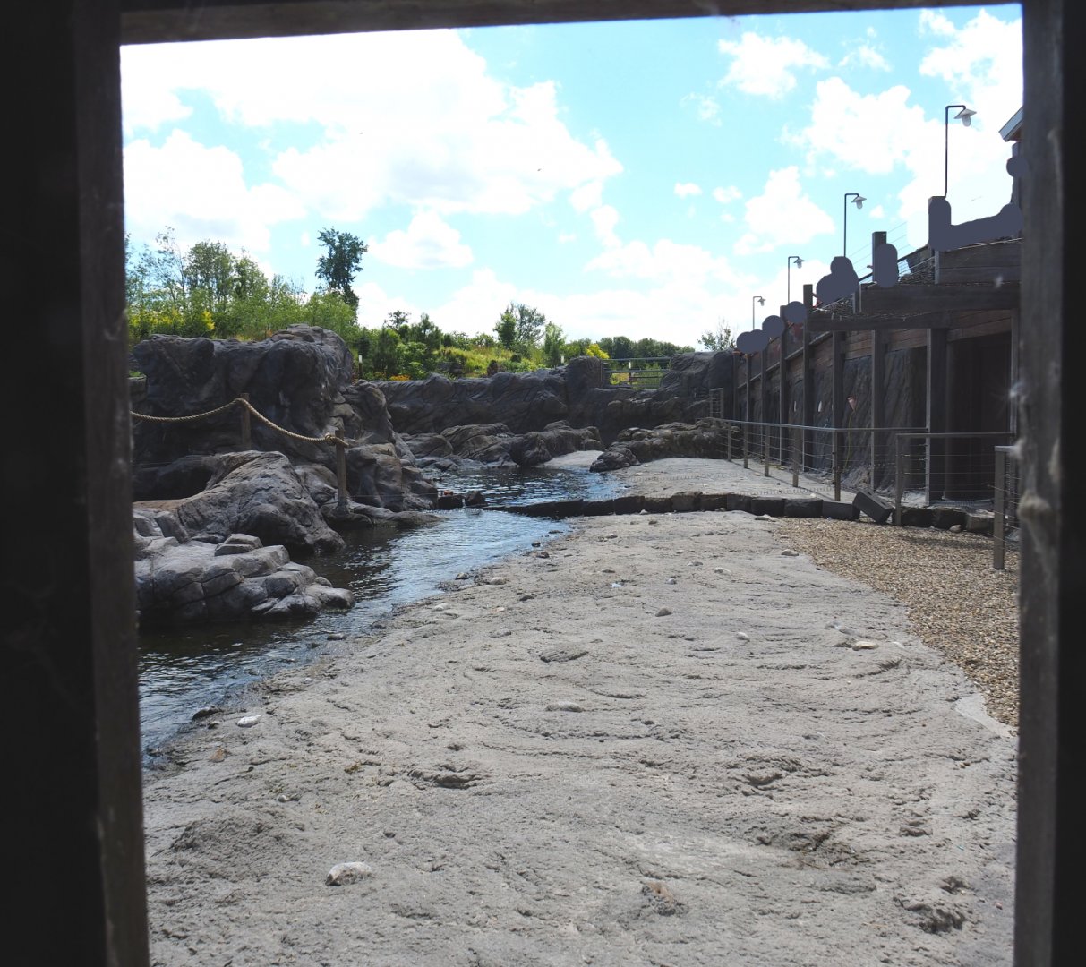 Steller's sea lion exhibit beach, 2022-06-28