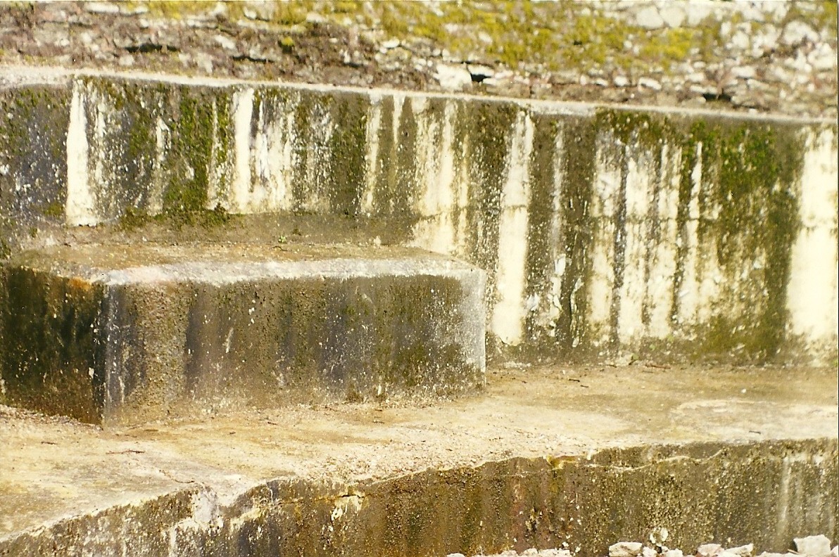 Steps to old Bear Pit 4th April 1998