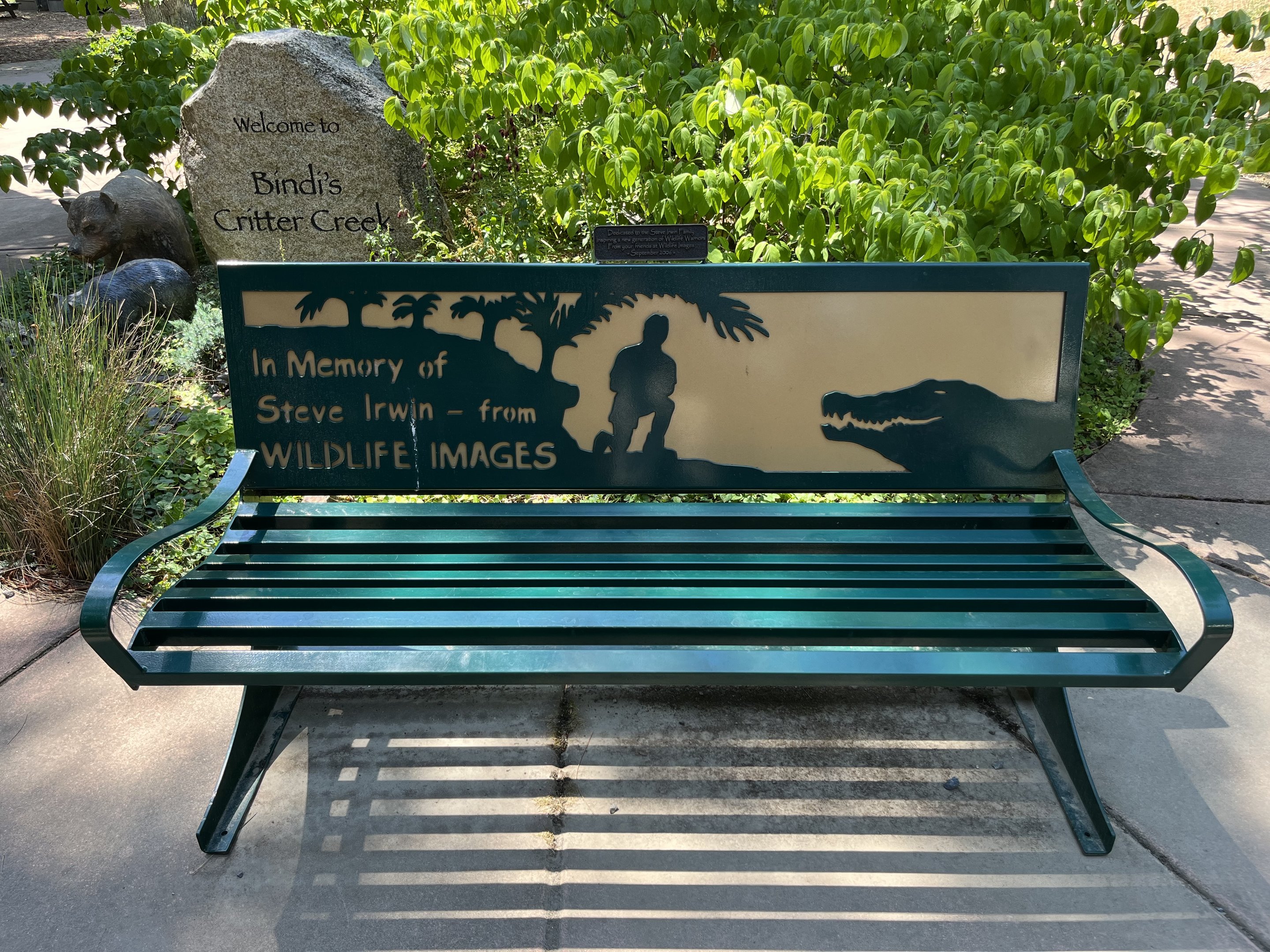 Steve Irwin Bench