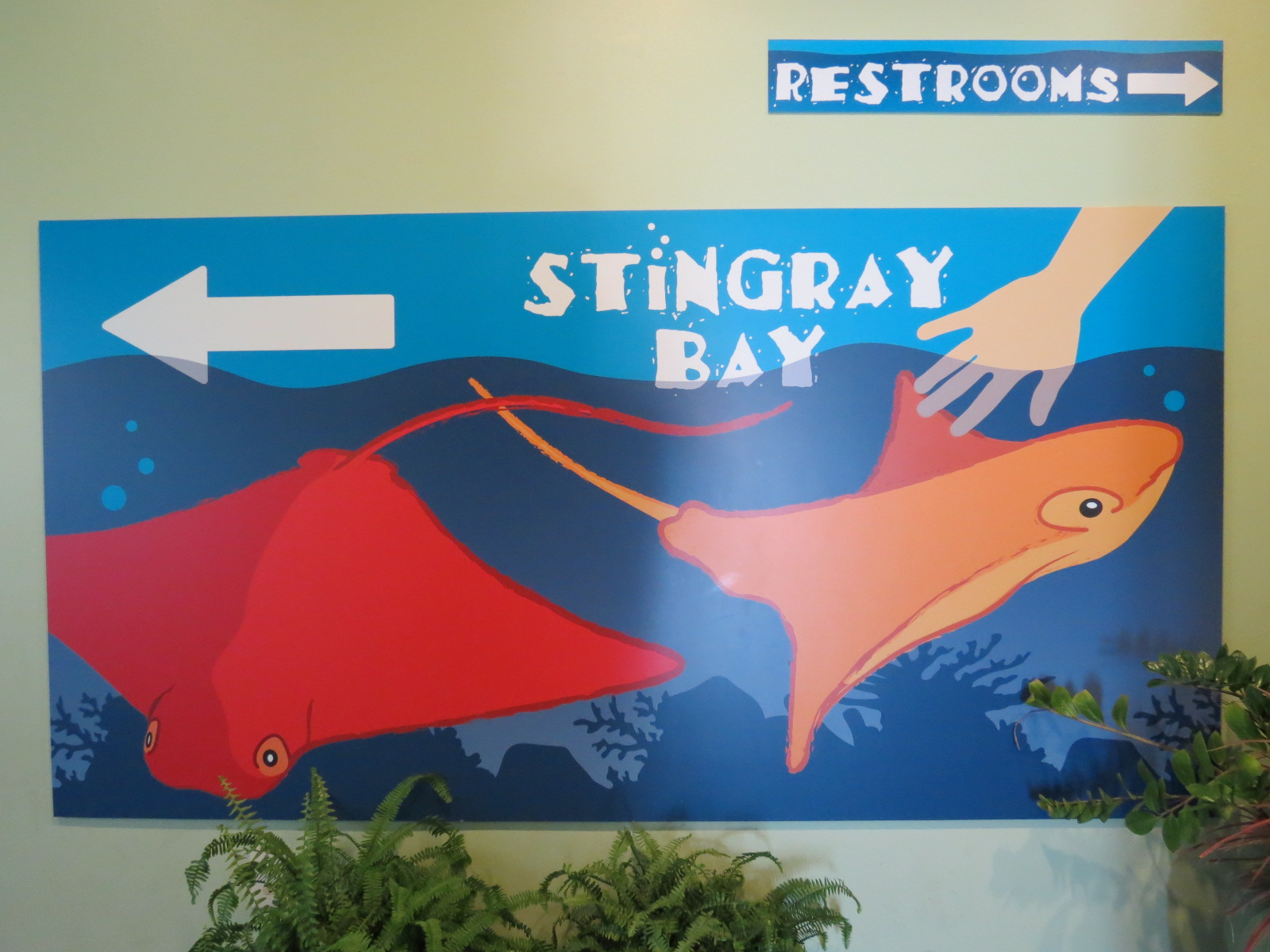 Stingray Bay - Sign