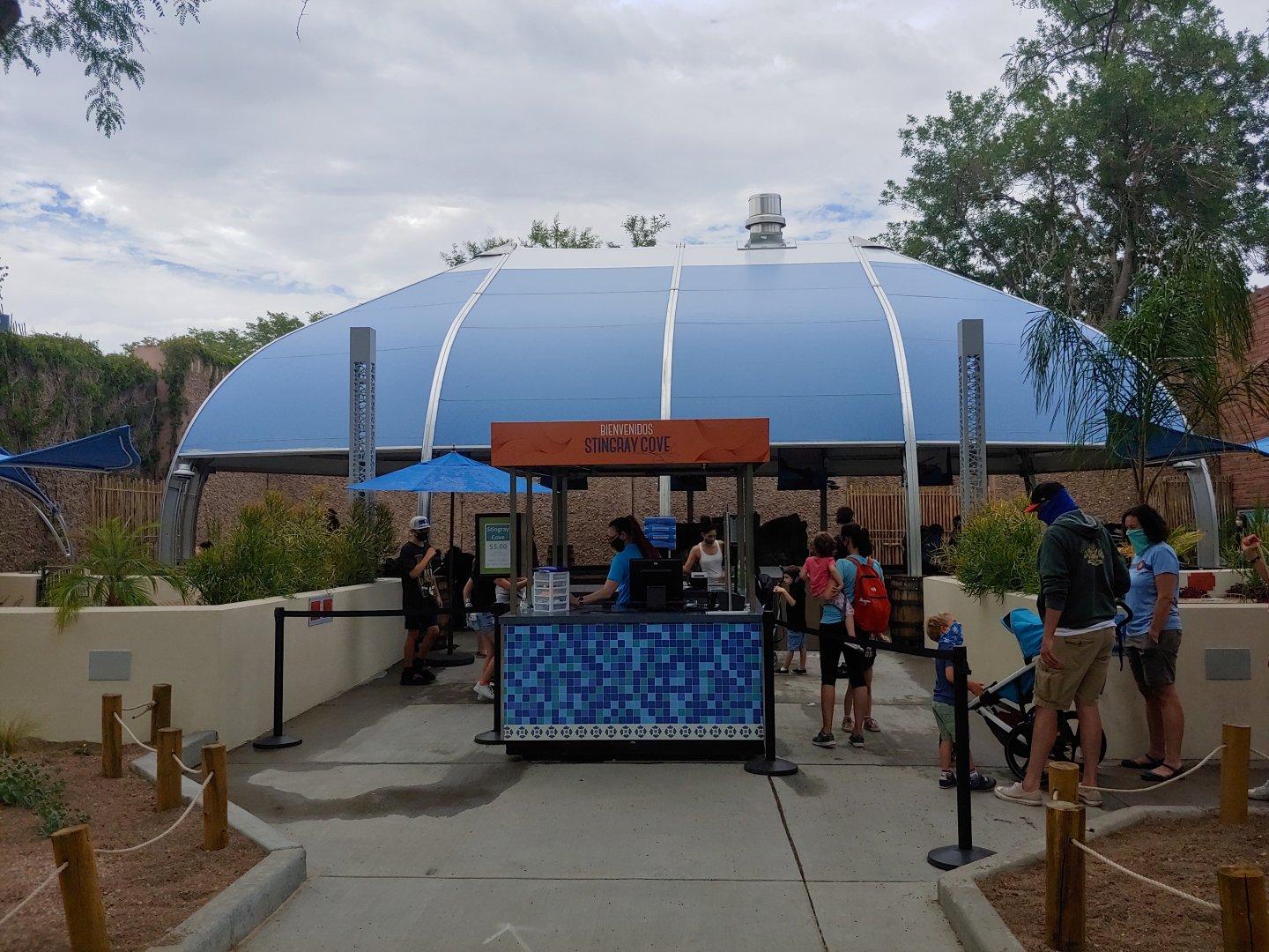Stingray Cove Entrance Kiosk