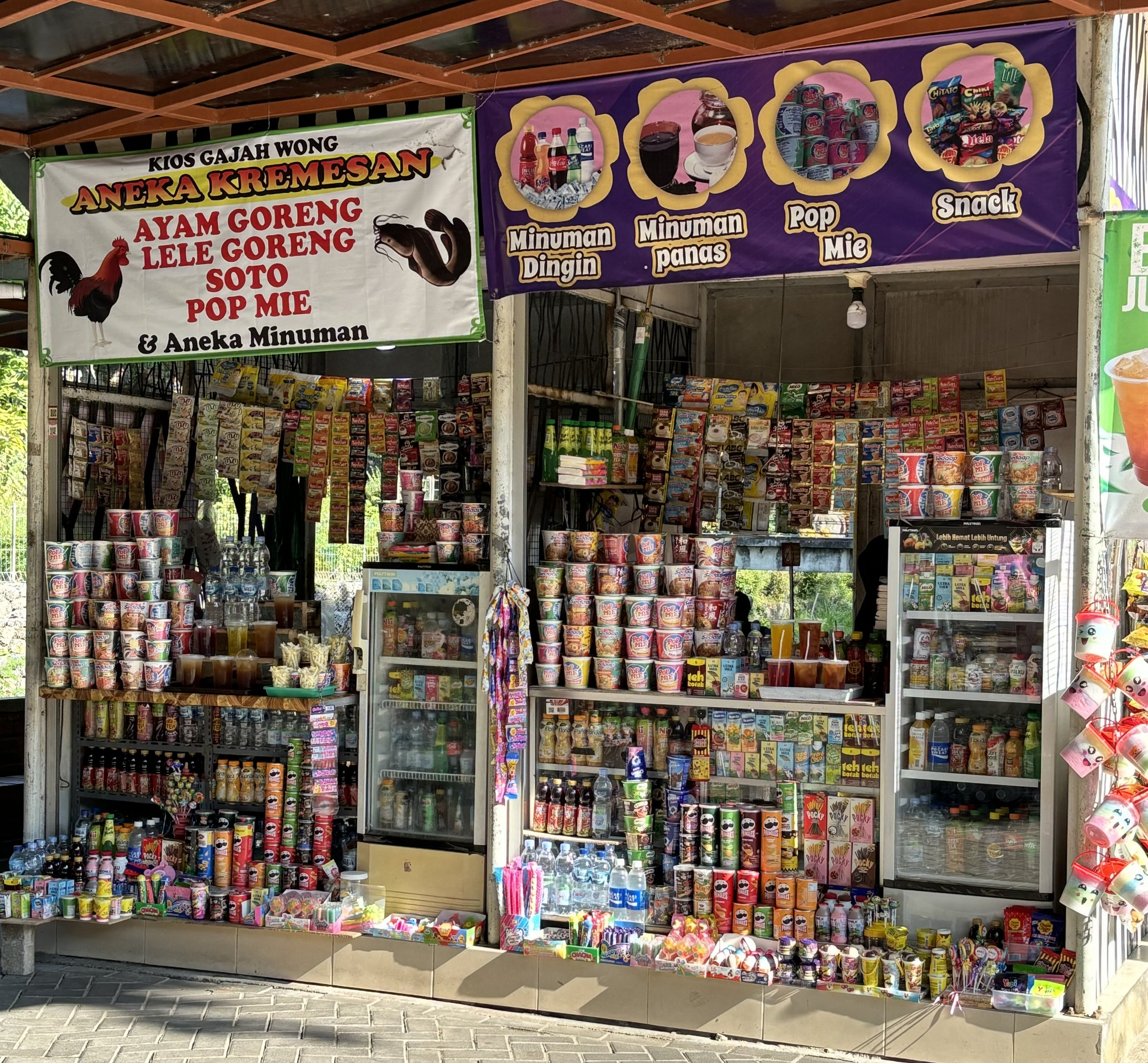 Stores here are packed!