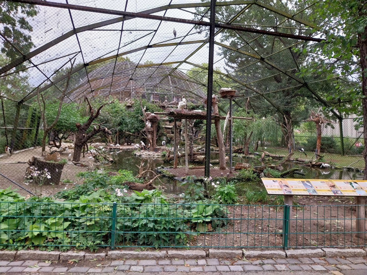 Stork aviary