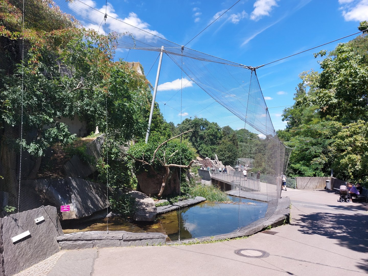 Striated caracara aviary