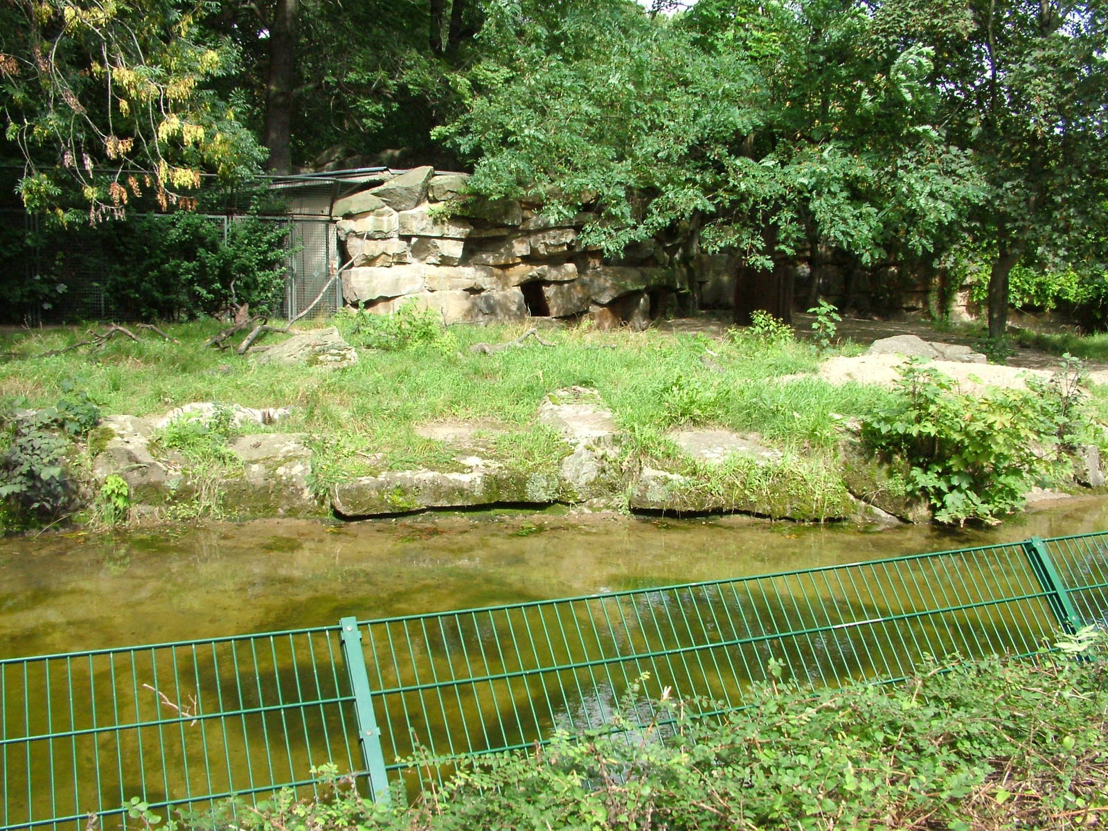 Striped Hyaena Exhibit at Tierpark Berlin, 30/08/11